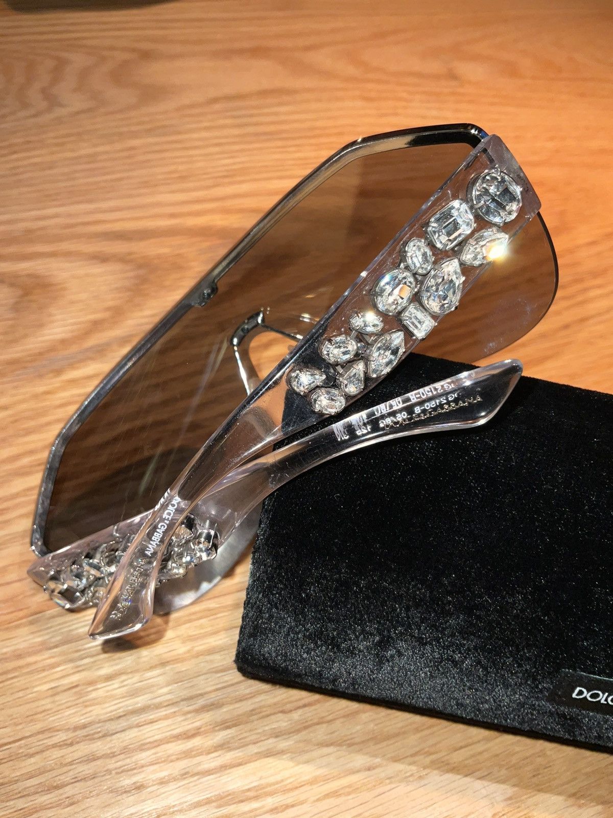 Dolce & Gabbana Dolce & gabbana crystal reflective sunglasses Size ONE SIZE - 3 Thumbnail