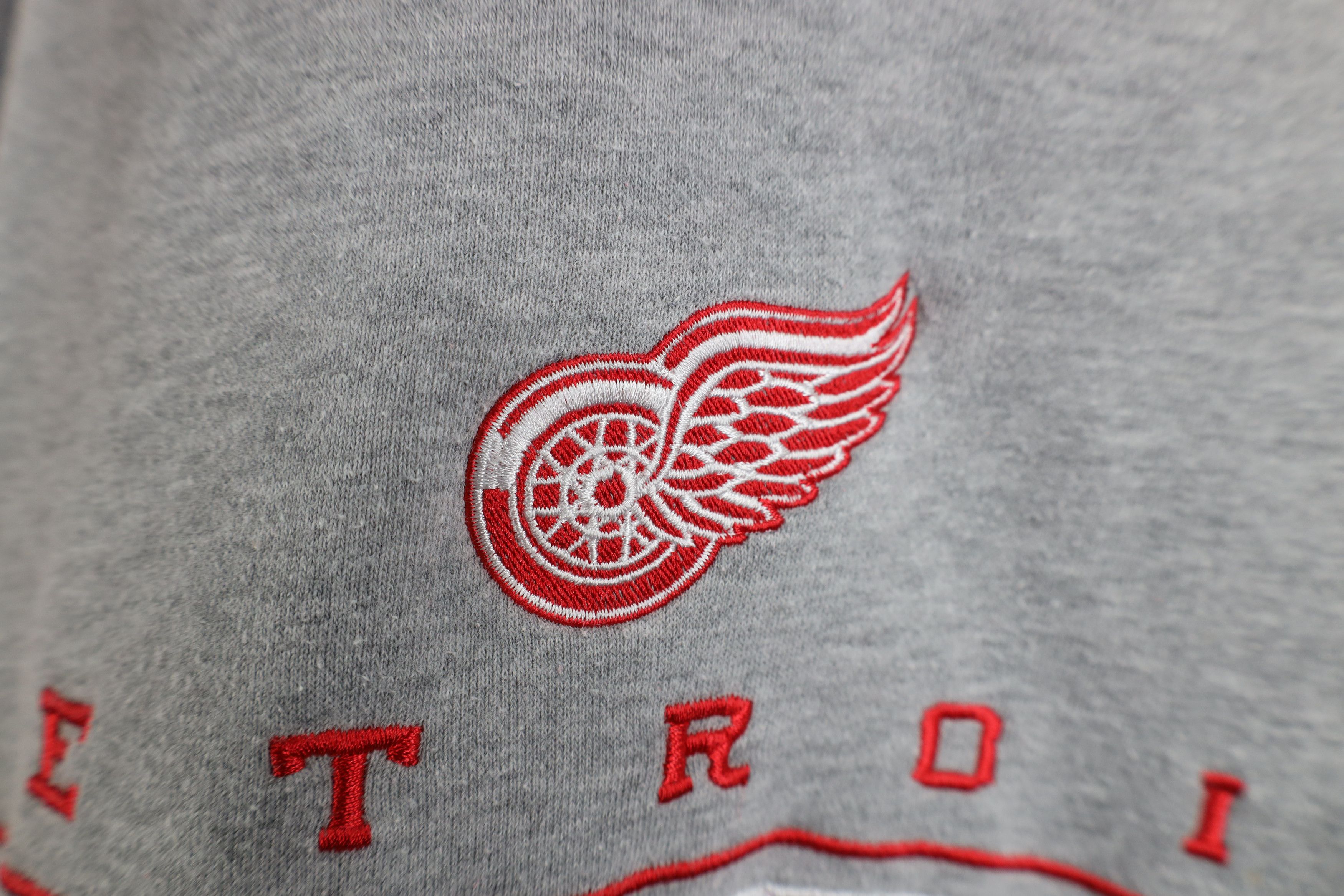 Vintage Vintage Y2K NHL Detroit Red Wings Hockey Hoodie Sweatshirt Size US XXL / EU 58 / 5 - 6 Thumbnail