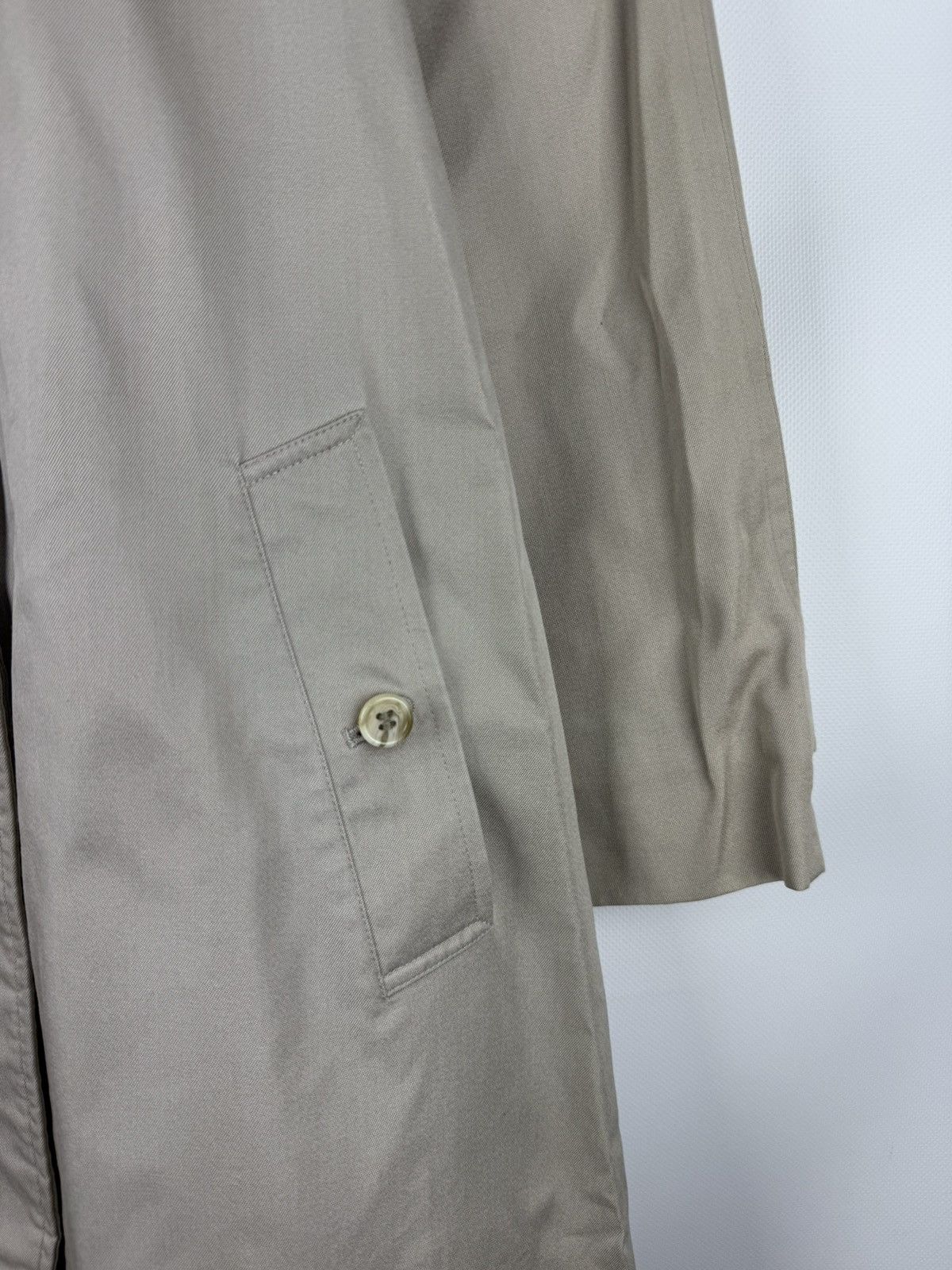 Burberry Burberrys Vintage Nova Check Lined Belted Trench Coat Jacket Size M / US 6-8 / IT 42-44 - 7 Thumbnail
