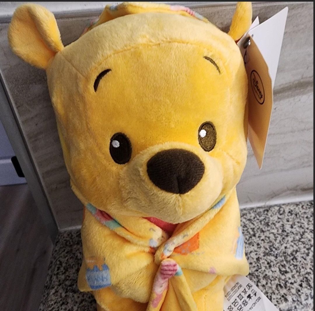 Disney New With Tags Disney Babies Winnie The Pooh Plush 10" Size ONE SIZE - 1 Thumbnail
