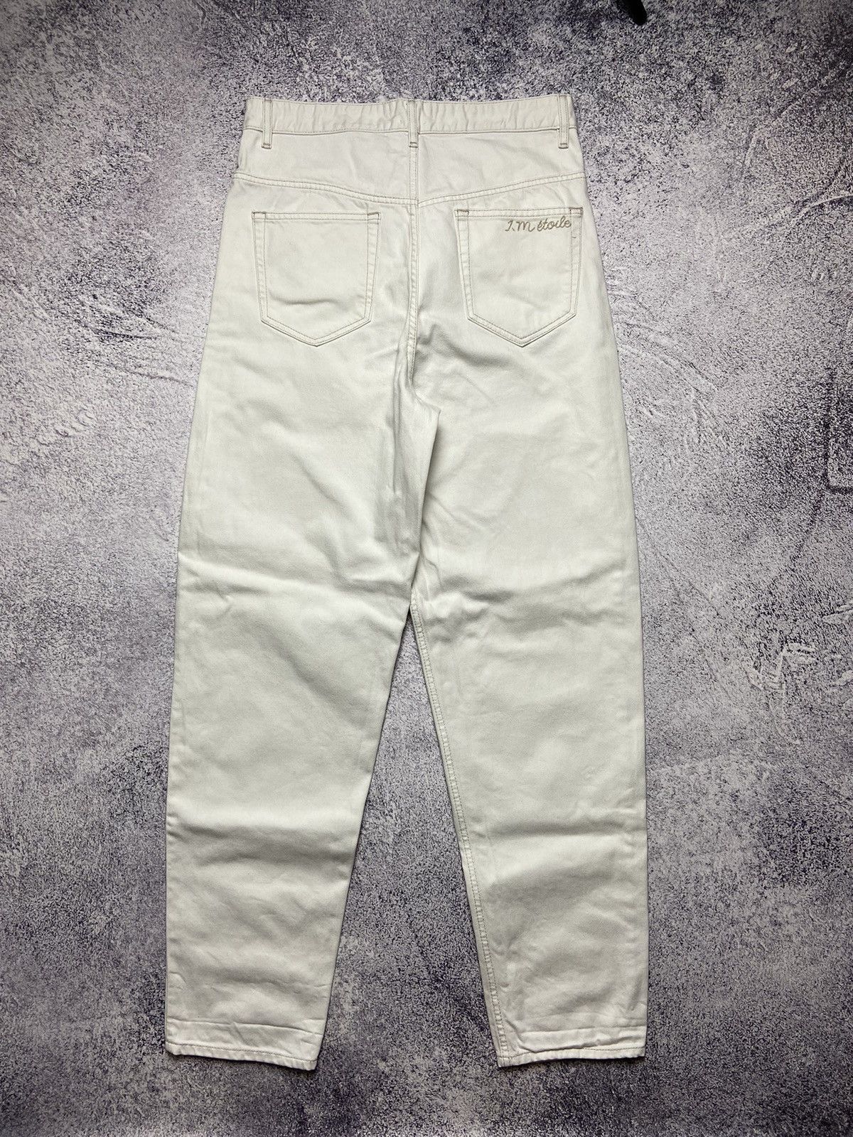 Designer × Isabel Marant Etoile Isabel Marant Etoile Jeans Women’s White Denim Pants Design Size 27" / US 4 / IT 40 - 2 Thumbnail