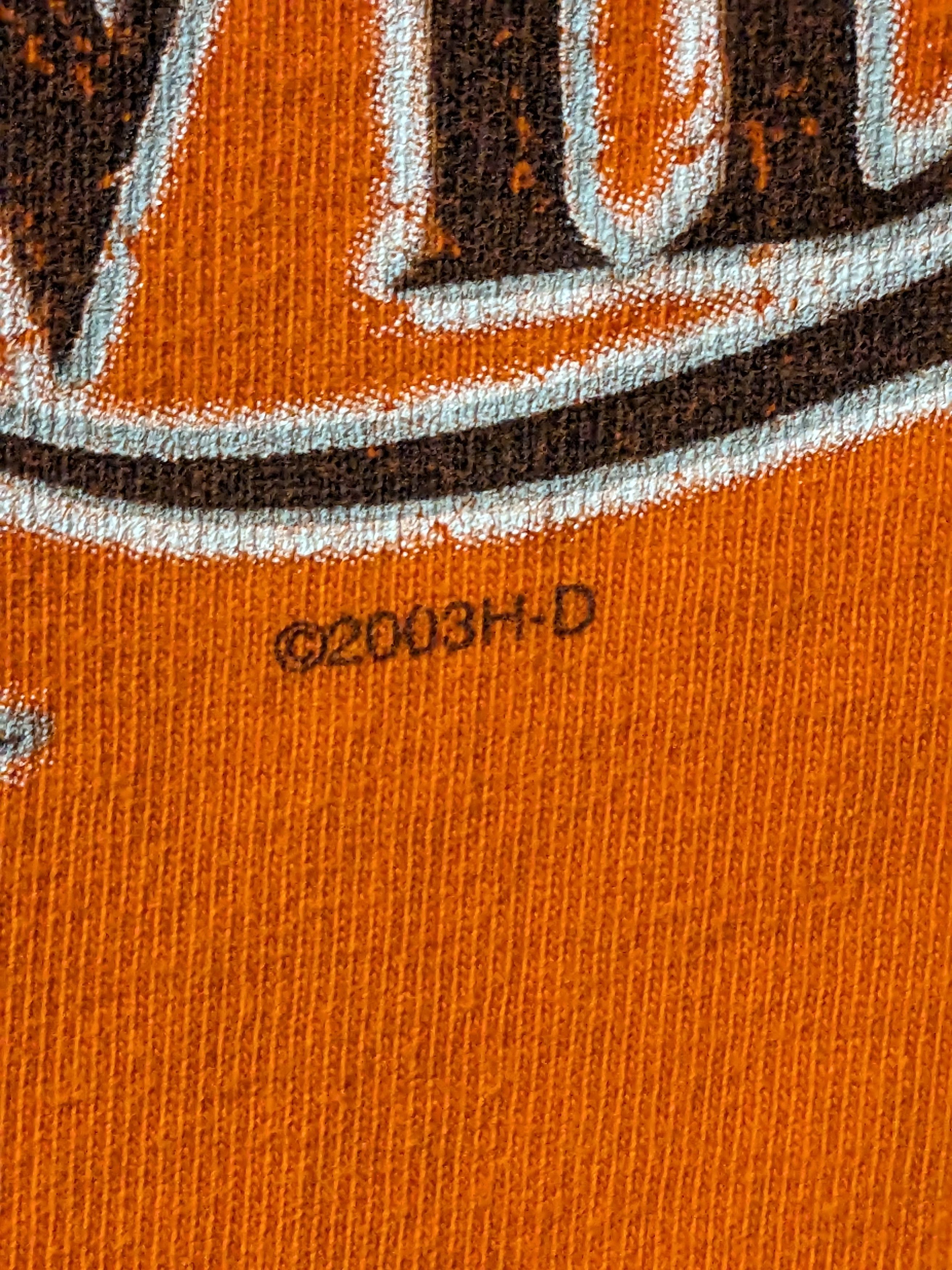 Harley Davidson × Vintage Vintage 2003 Harley Davidson Motorcycle Orlando T-Shirt Size US L / EU 52-54 / 3 - 3 Thumbnail
