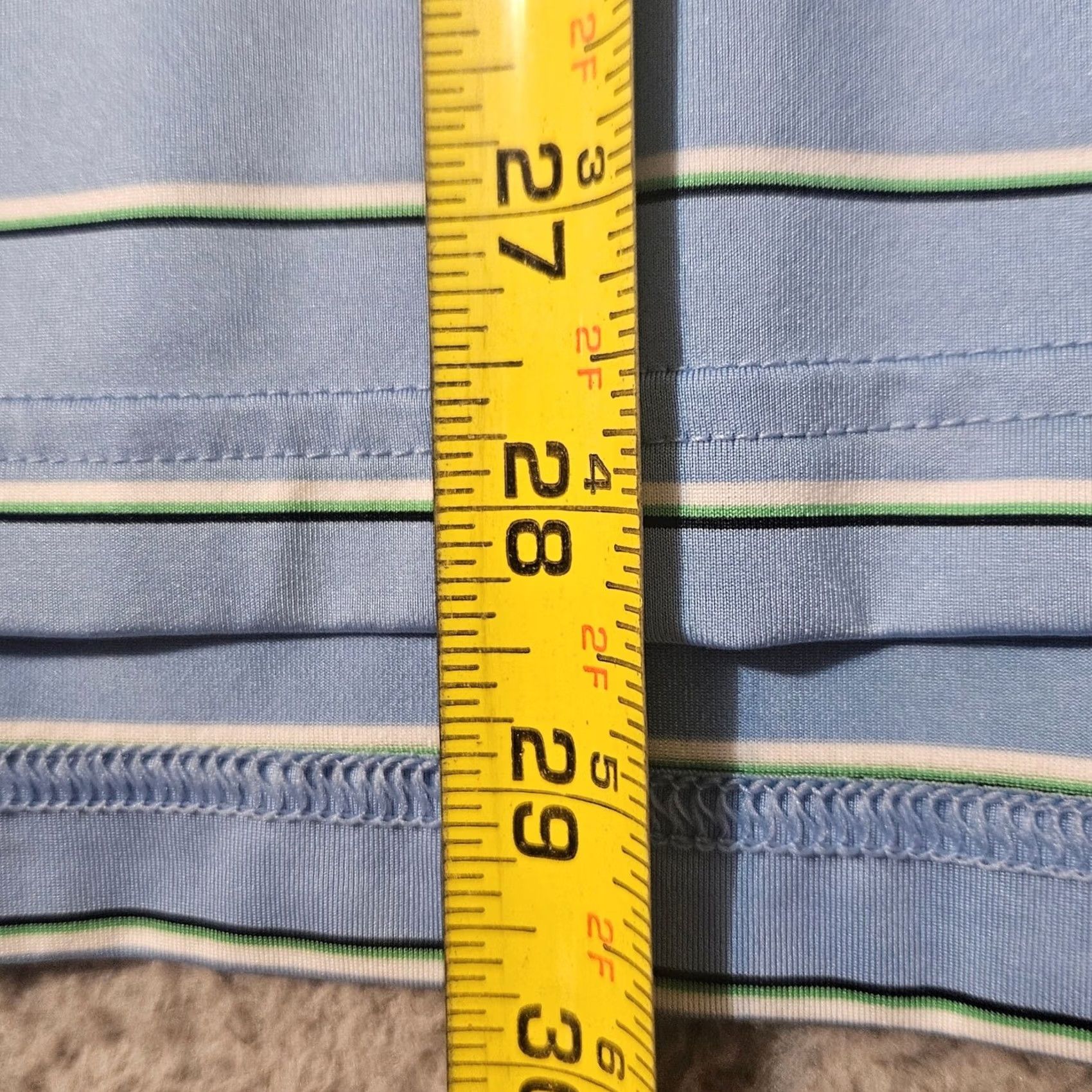 Vintage RLX Polo Shirt Mens Size Large Blue Striped Embroidered Clover 1894 Golf Size US L / EU 52-54 / 3 - 6 Thumbnail