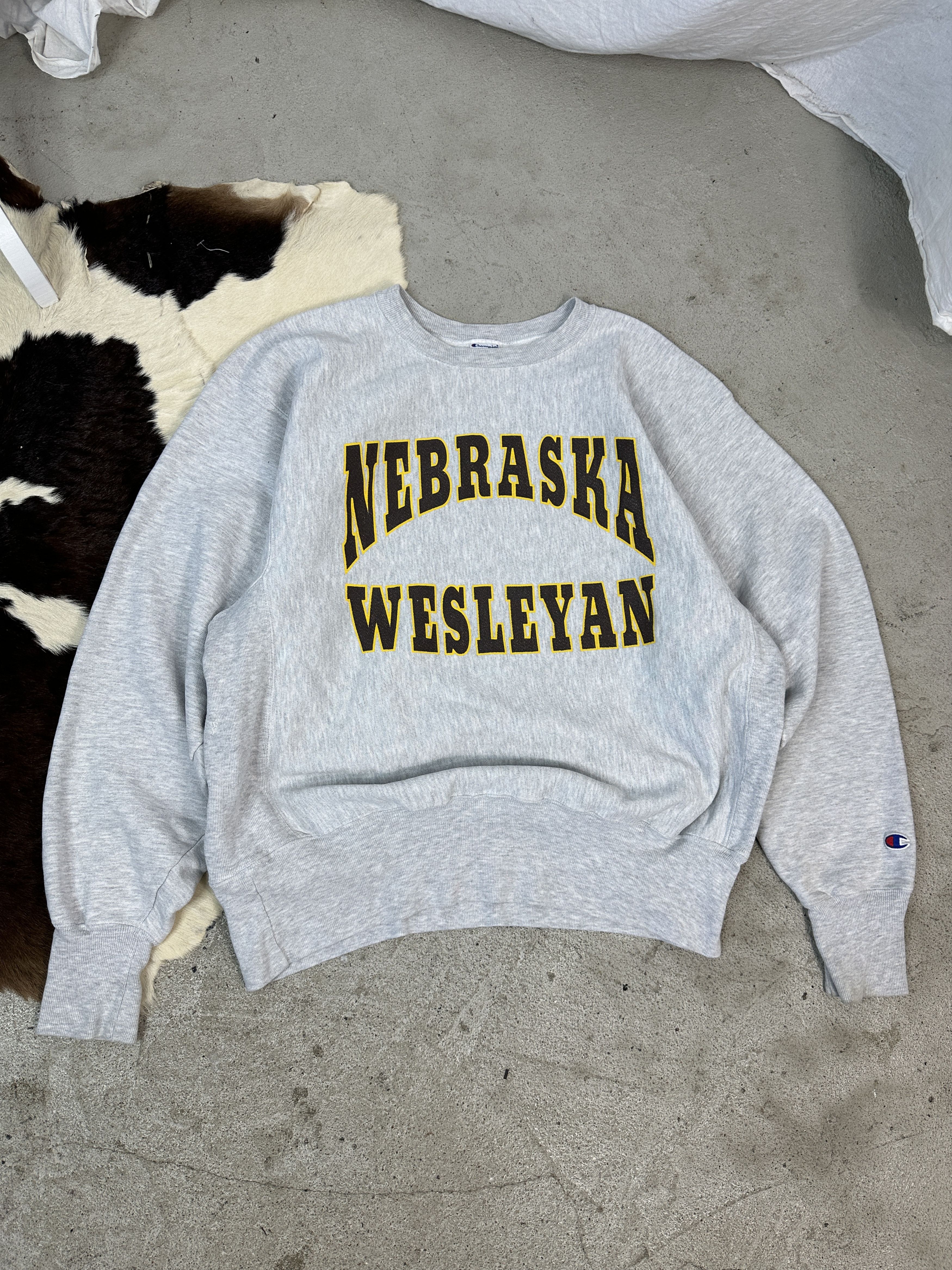 Champion × Vintage Vintage Champion Nebraska 90s Sweatshirt Size US L / EU 52-54 / 3 - 1 Thumbnail