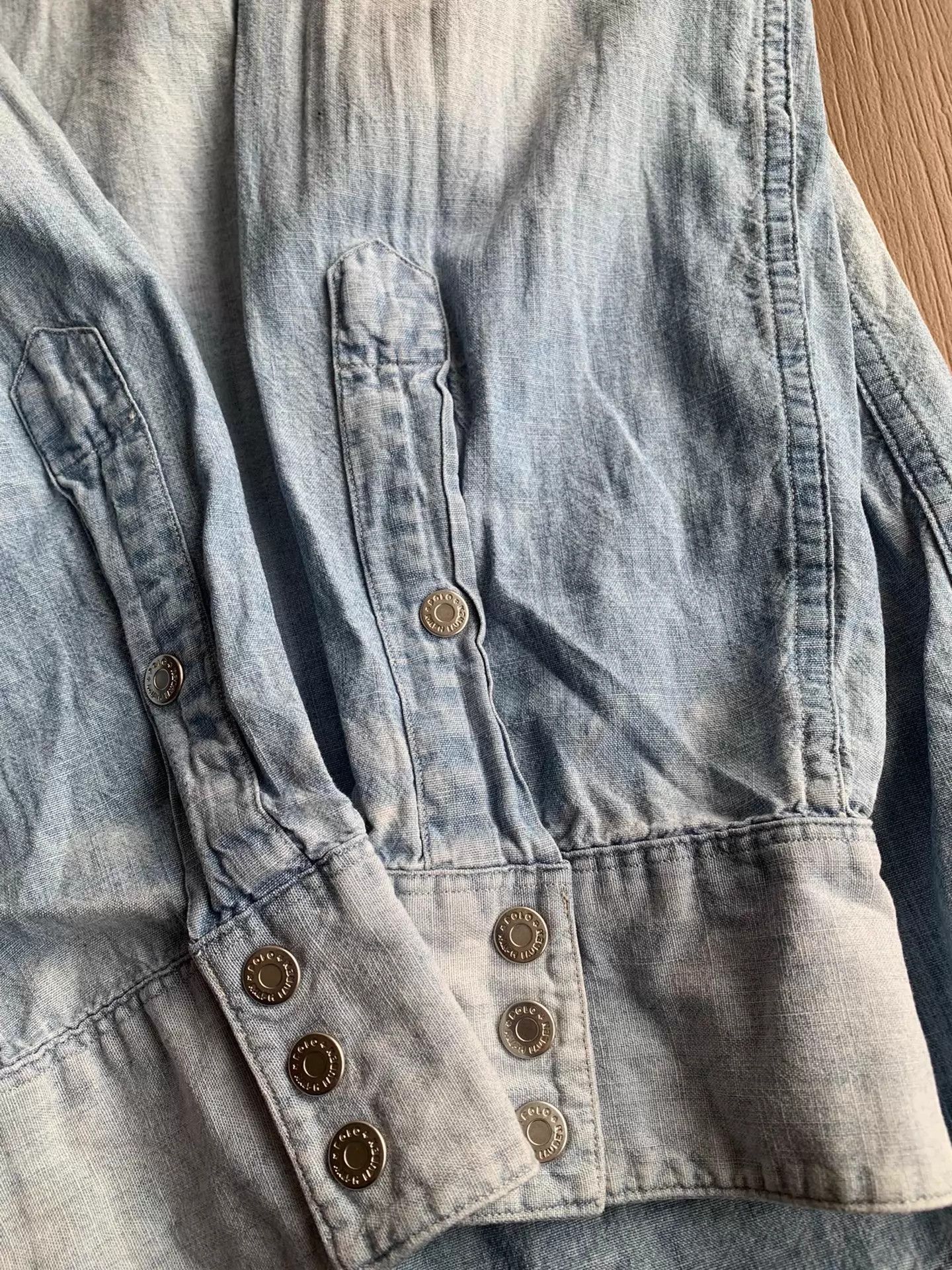 Polo Ralph Lauren Polo Ralph Lauren Vintage Washed Denim Shirt XXL Size US XXL / EU 58 / 5 - 5 Thumbnail