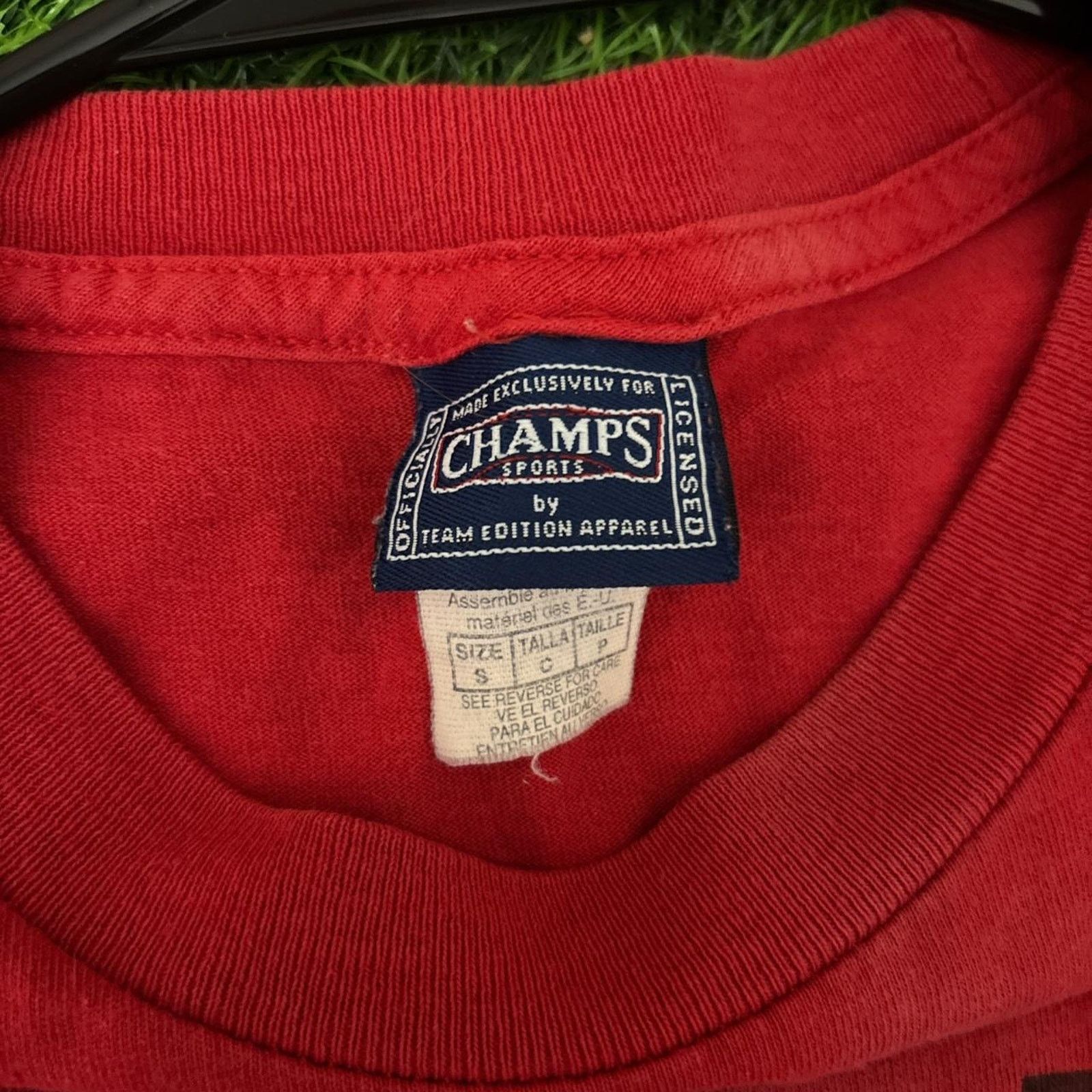 Champs Sport Red Vintage 80’s Texas Tech Champs Sports Graphic Tee Size US S / EU 44-46 / 1 - 4 Thumbnail