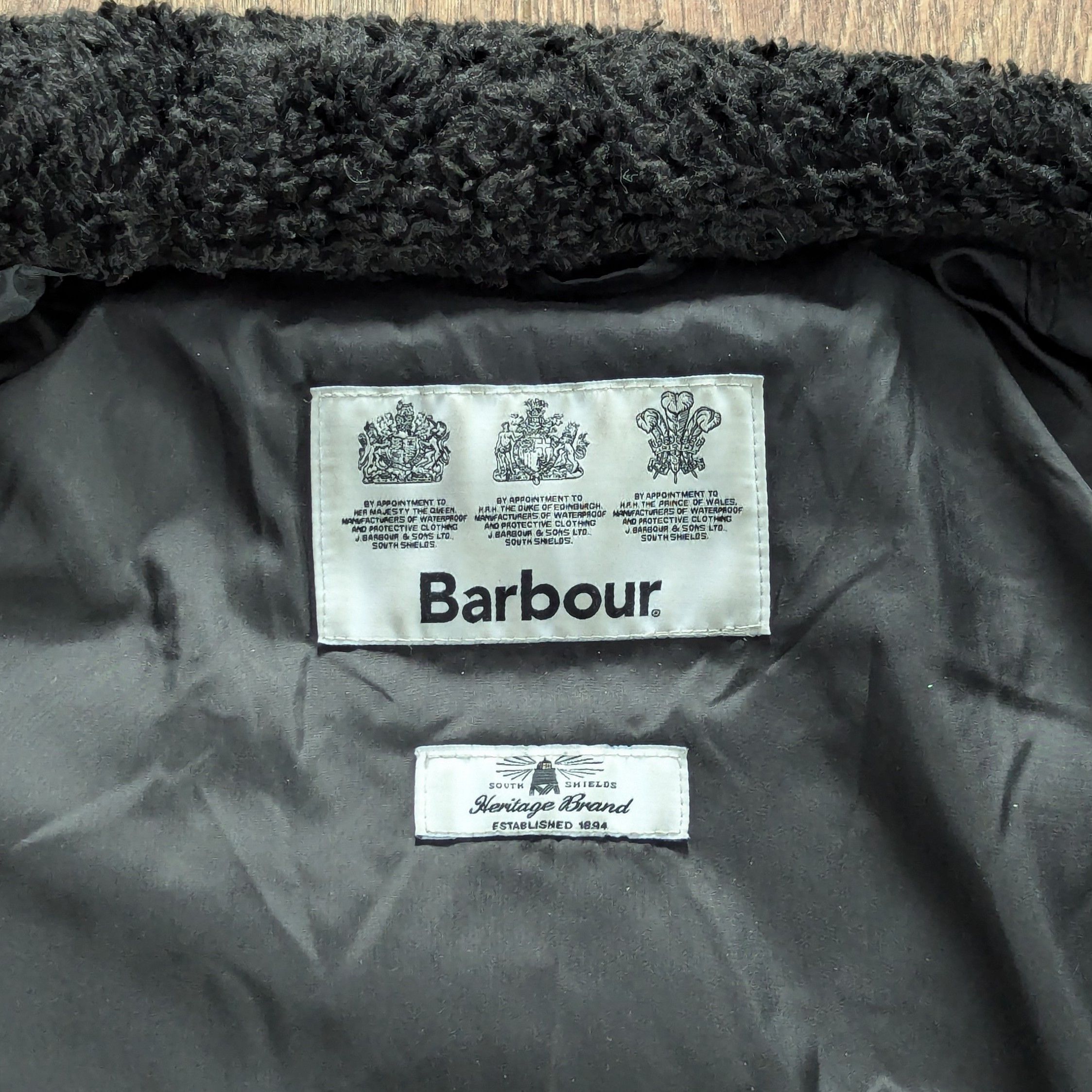 Barbour Barbour Wax Baffle Wax Fibredown Jacket Black Waxed Cotton Size M / US 6-8 / IT 42-44 - 11 Thumbnail