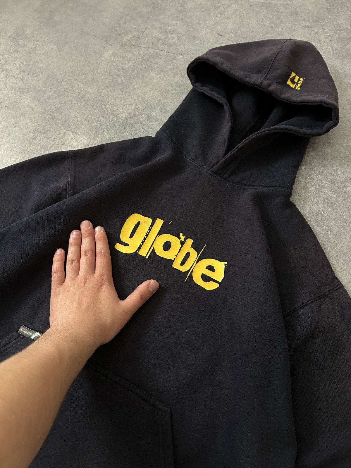 Globe Vintage Globe Skate True faded big logo hoodies Size US M / EU 48-50 / 2 - 3 Thumbnail
