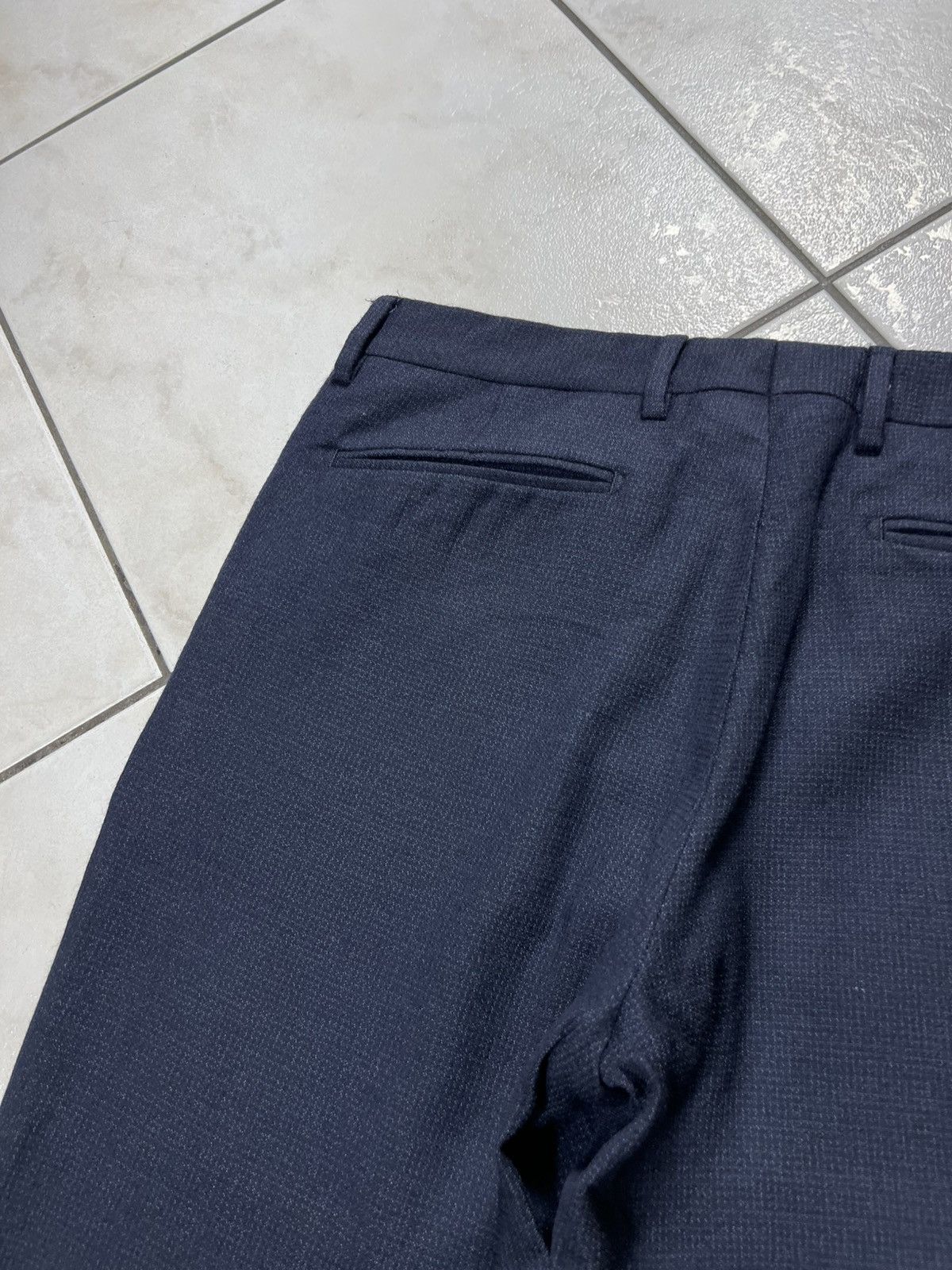 Dior Dior hedi slimane wool silk textured navy casual pants suit Size US 30 / EU 46 - 13 Thumbnail