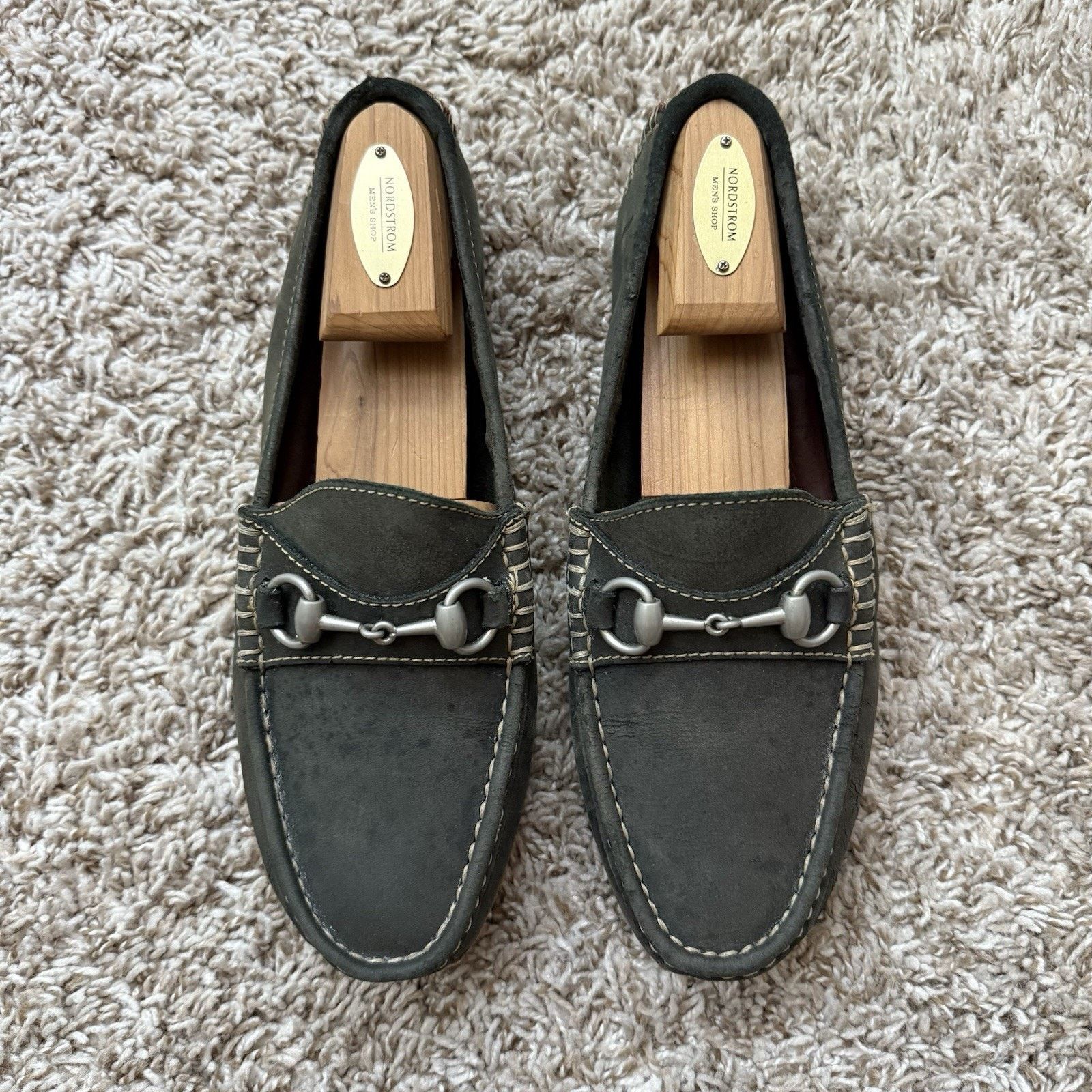 Gucci Vintage Gucci Horsebit Loafers Green Leather Size 40 / USA 7 Size US 7 / EU 40 - 2 Thumbnail