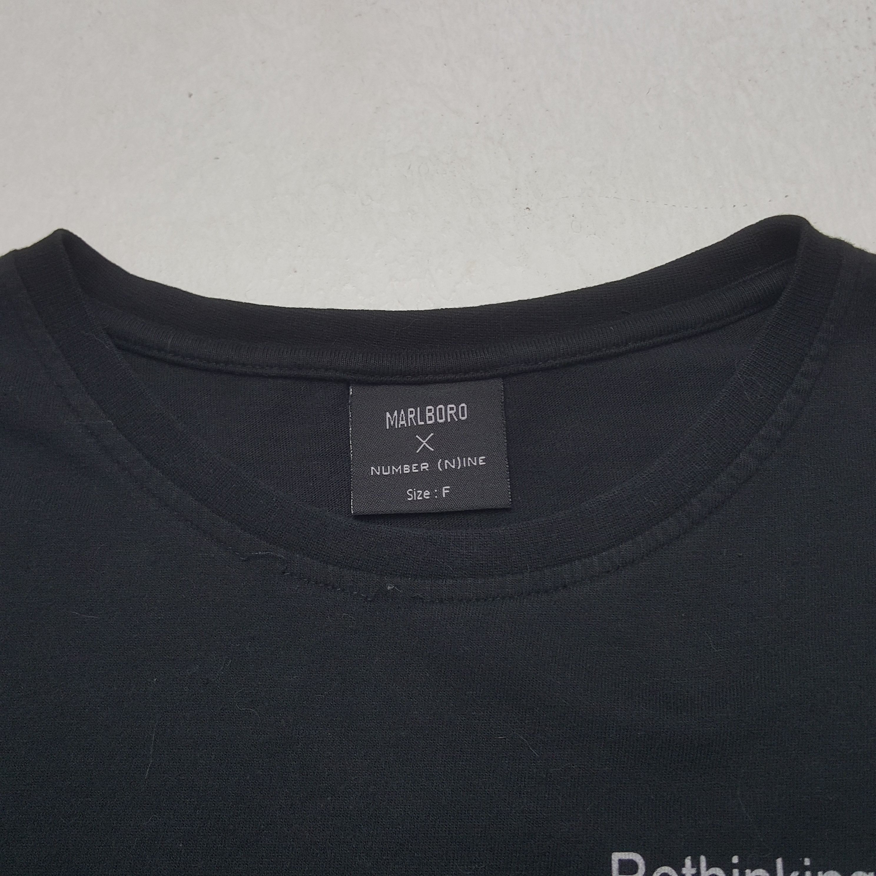 Number (N)ine Number (N)ine x Marlboro Custom Signature Faded Tshirt Size US M / EU 48-50 / 2 - 5 Thumbnail