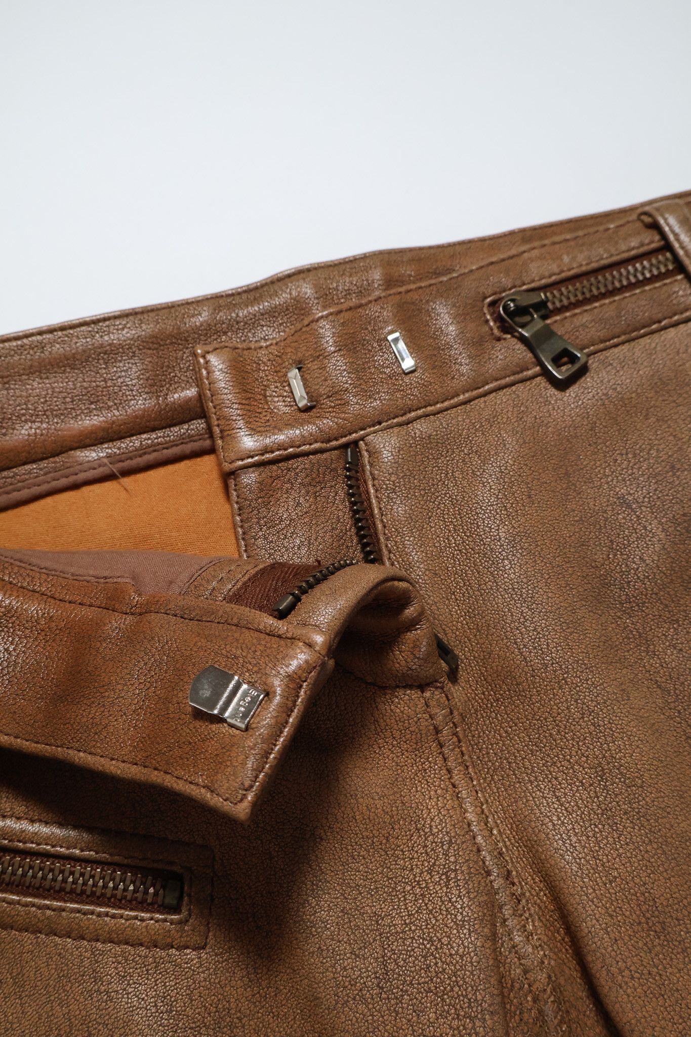 Balmain Balmain SS11 5 Zip Leather Skinny Pants Size 28" / US 6 / IT 42 - 5 Thumbnail