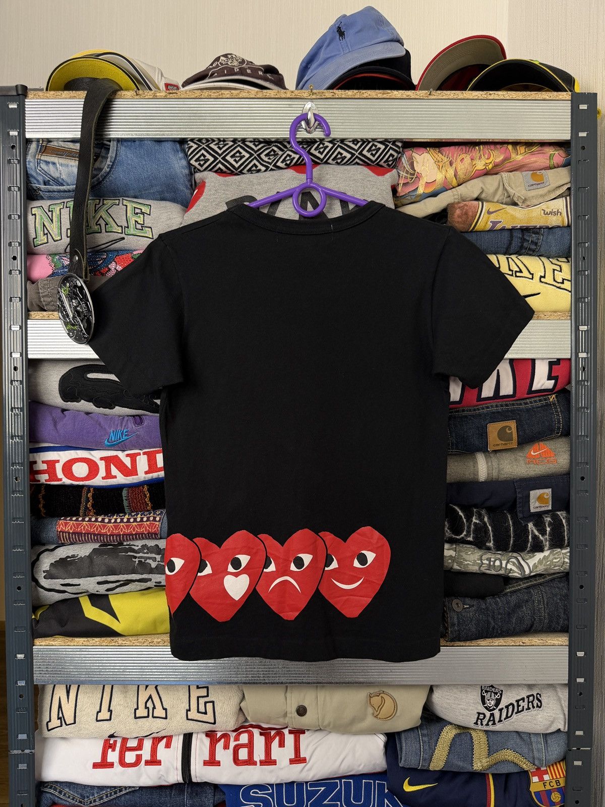 Comme des Garcons PLAY Comme Des Garcons Play CDG White y2k Tee Size US S / EU 44-46 / 1 - 2 Thumbnail