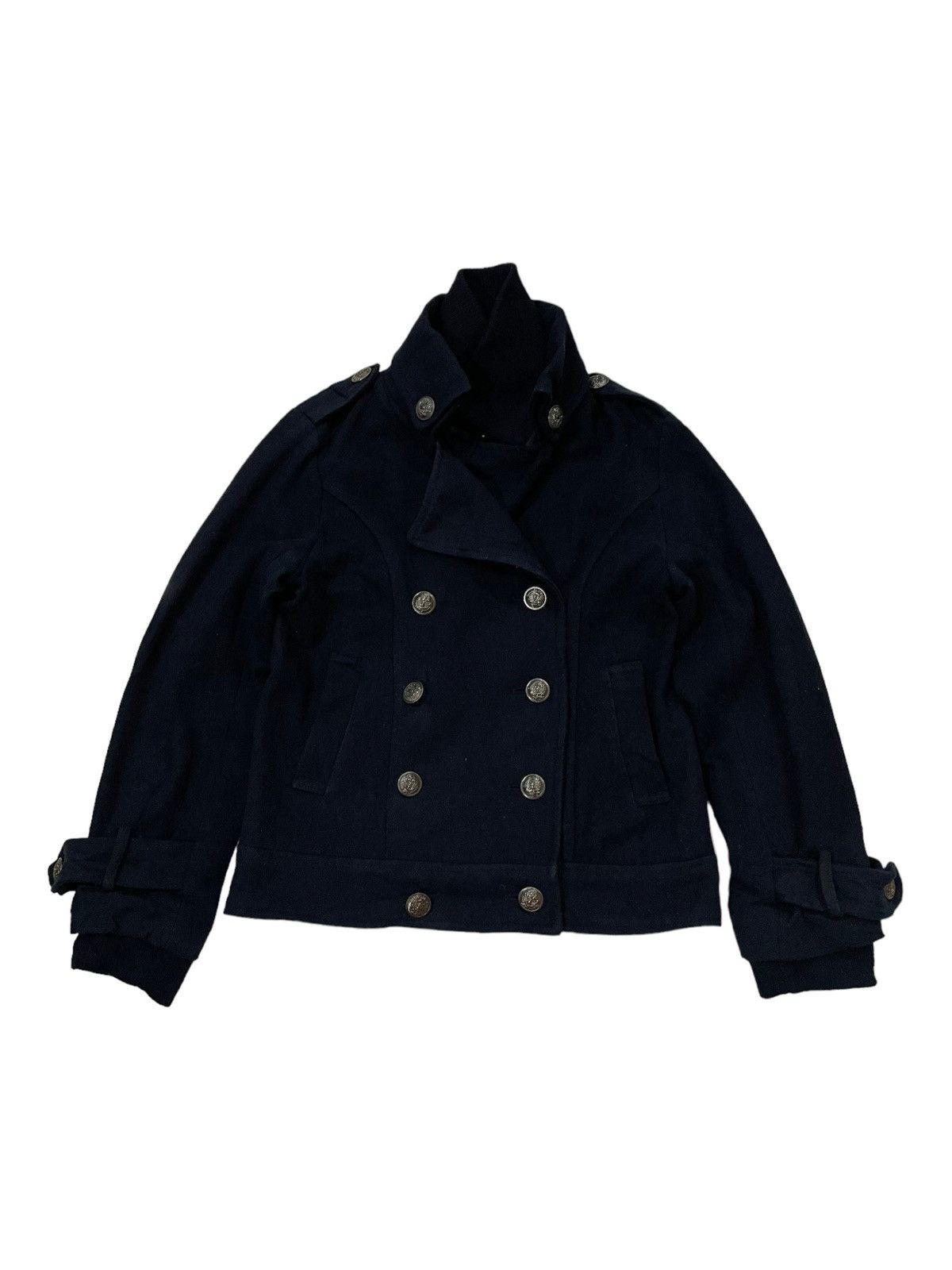 If Six Was Nine × Japanese Brand Japanese Faux Suede Wool Double Breasted Jacket Size US L / EU 52-54 / 3 - 3 Thumbnail
