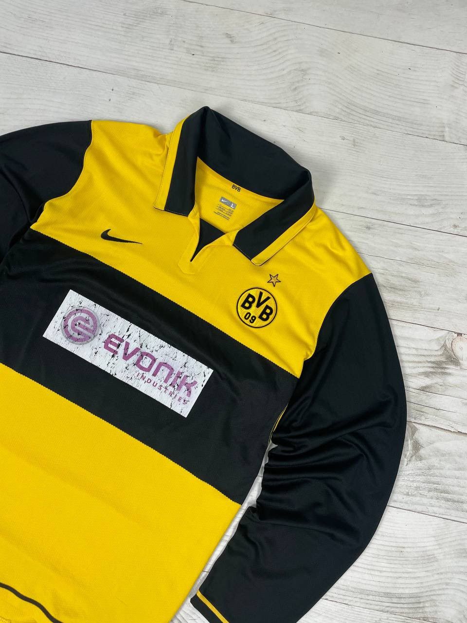 Nike Nike BORUSSIA DORTMUND 2007 2008 Home Player Issue Jersey Size US L / EU 52-54 / 3 - 2 Thumbnail