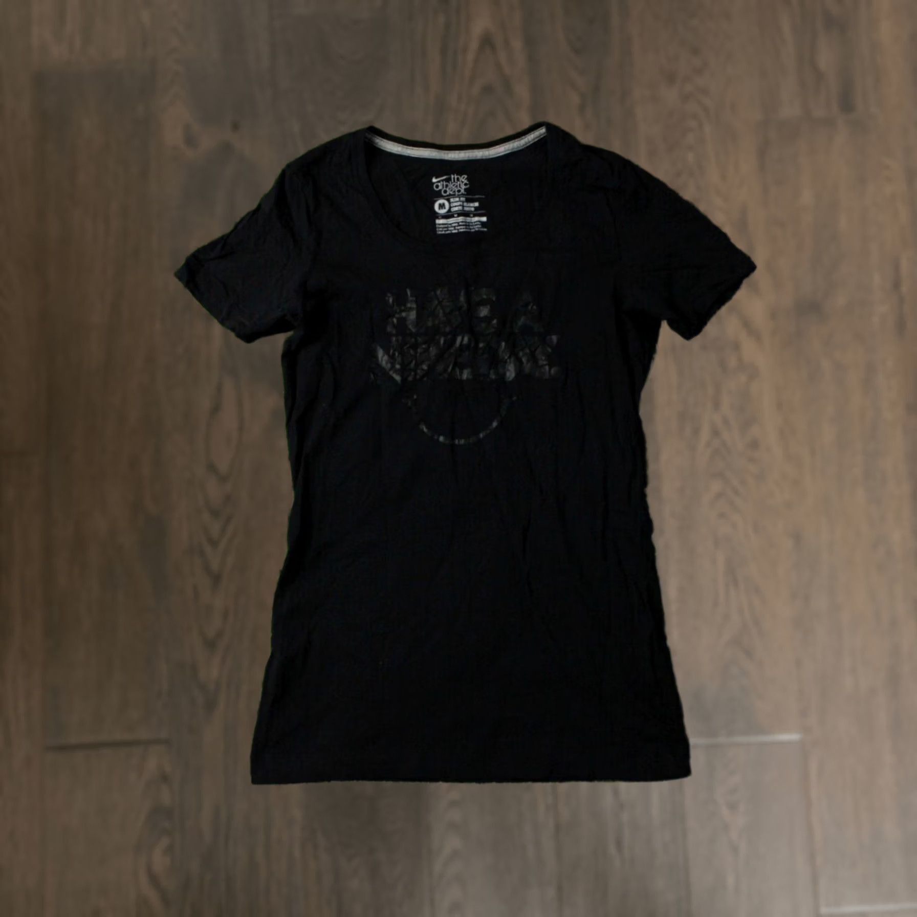 Nike NIKE Shirt Women 2012 ORIGINAL HAVE A NIKE DAY CASUAL Slim T-Shirt Jersey Size M Black Short Sleeve Crew Neck 100% Cotton RESTOCK Size M / US 6-8 / IT 42-44 - 1 Thumbnail