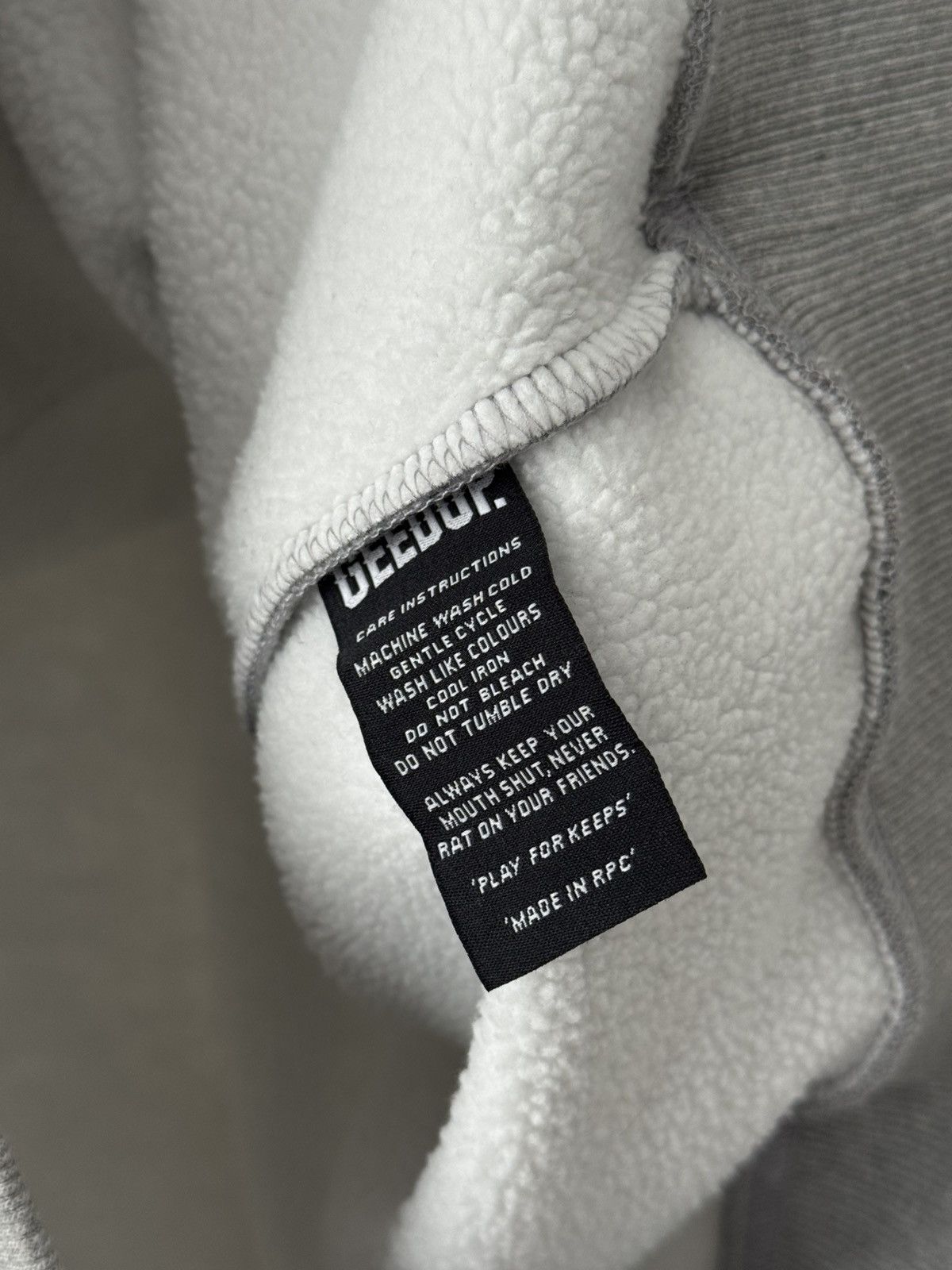 Other Geedup. Team Logo Streetwear Grey Hoodie Size US XL / EU 56 / 4 - 7 Thumbnail