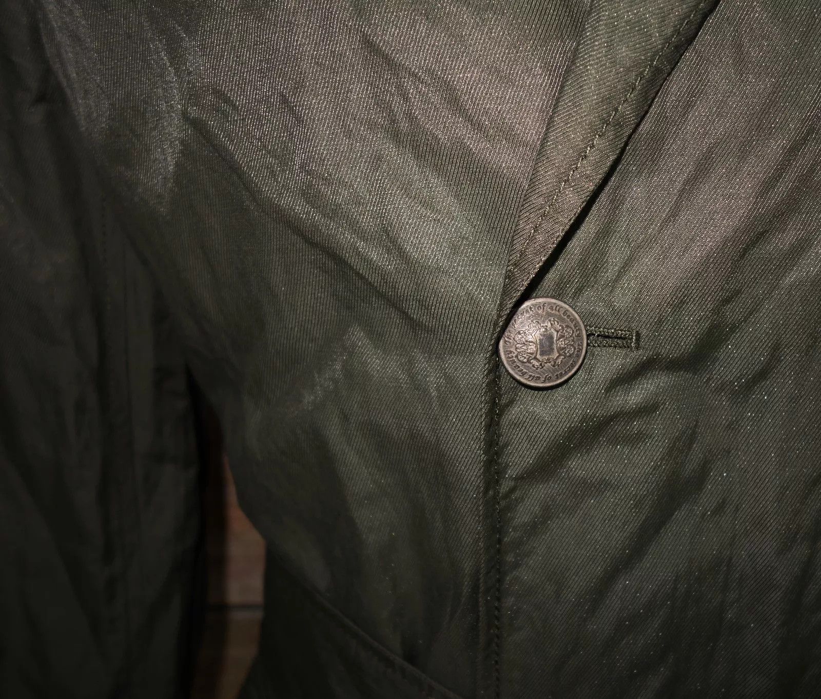 John Varvatos John Varvatos Luxe Modern Trench Coat in Fatigue Size US M / EU 48-50 / 2 - 8 Thumbnail