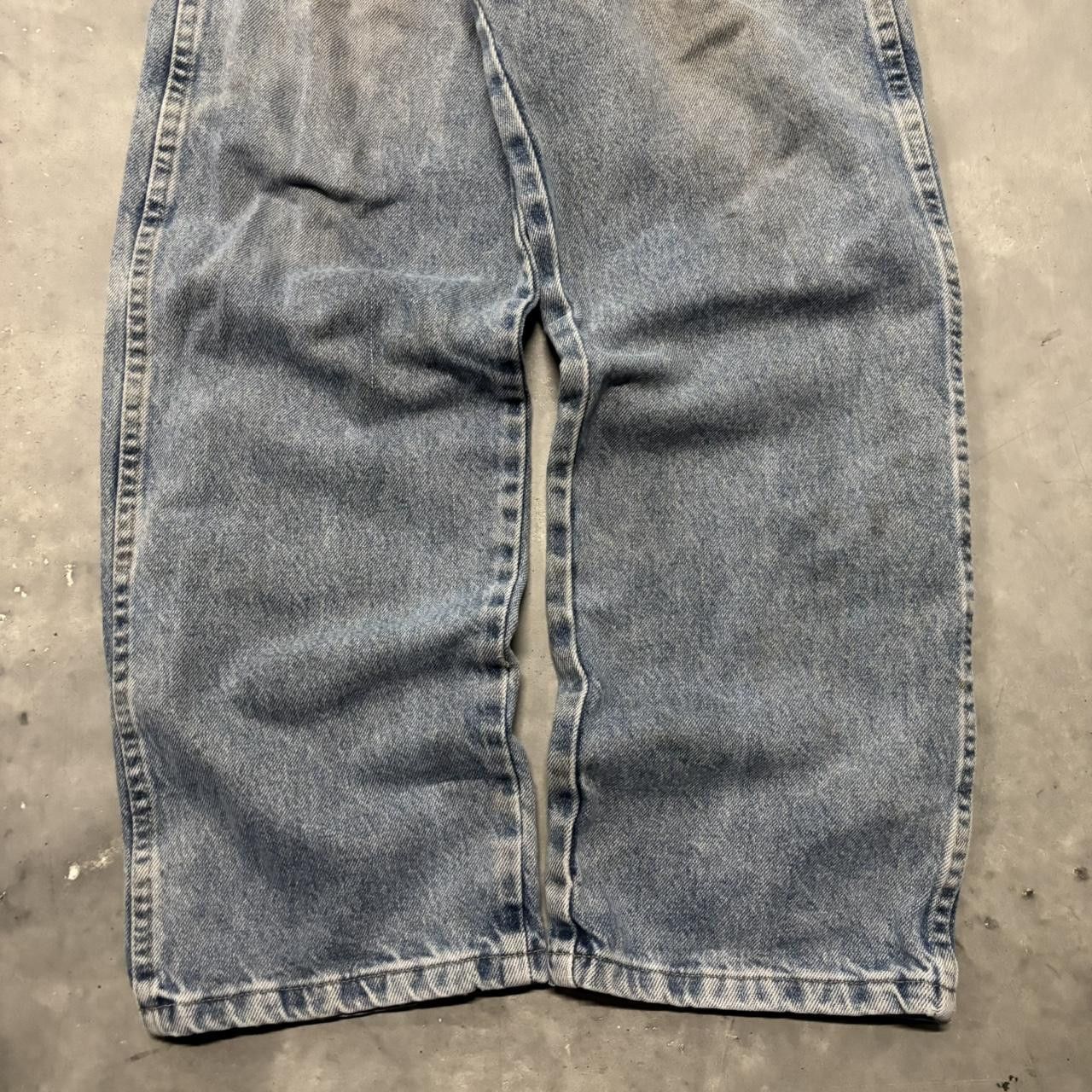 Japanese Brand × Vintage Crazy Vintage Y2K/2000s Grunge Medium Wash Essential Denim Jeans! Size US 32 / EU 48 - 6 Thumbnail