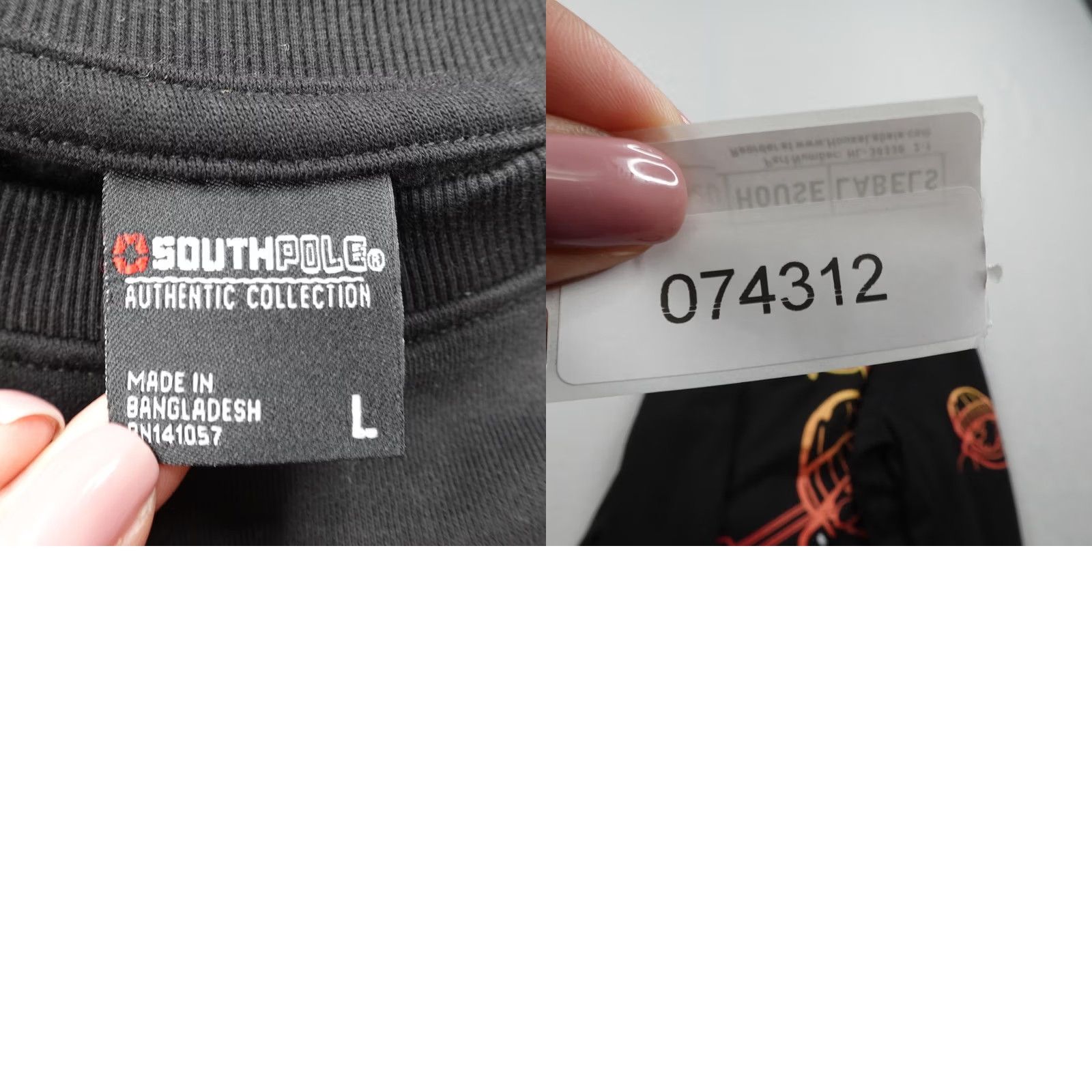Southpole VINTAGE Southpole Sweatshirt Mens Large Black Graffiti Crewneck Pullover Y2K Size US L / EU 52-54 / 3 - 8 Thumbnail