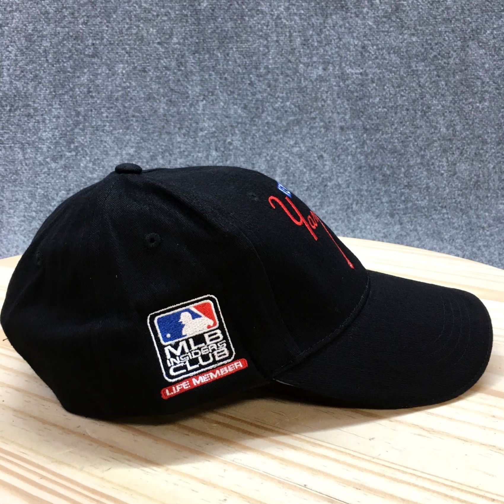 MLB MLB New York Yankees Baseball Cap Mens Black OS Adjustable Embroidered Logo Size ONE SIZE - 5 Thumbnail