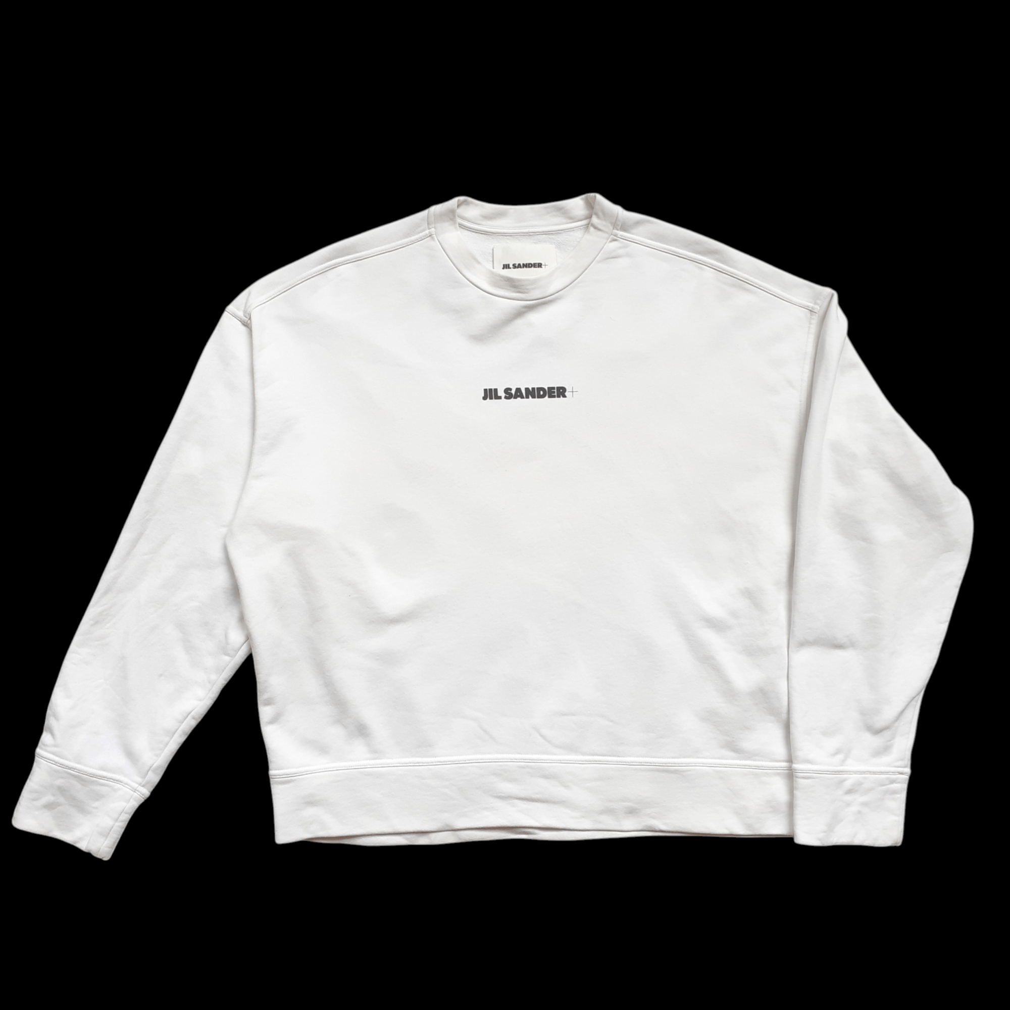 Jil Sander JIL SANDER + Plus Oversized Logo Sweatshirt size Medium Size US M / EU 48-50 / 2 - 1 Thumbnail