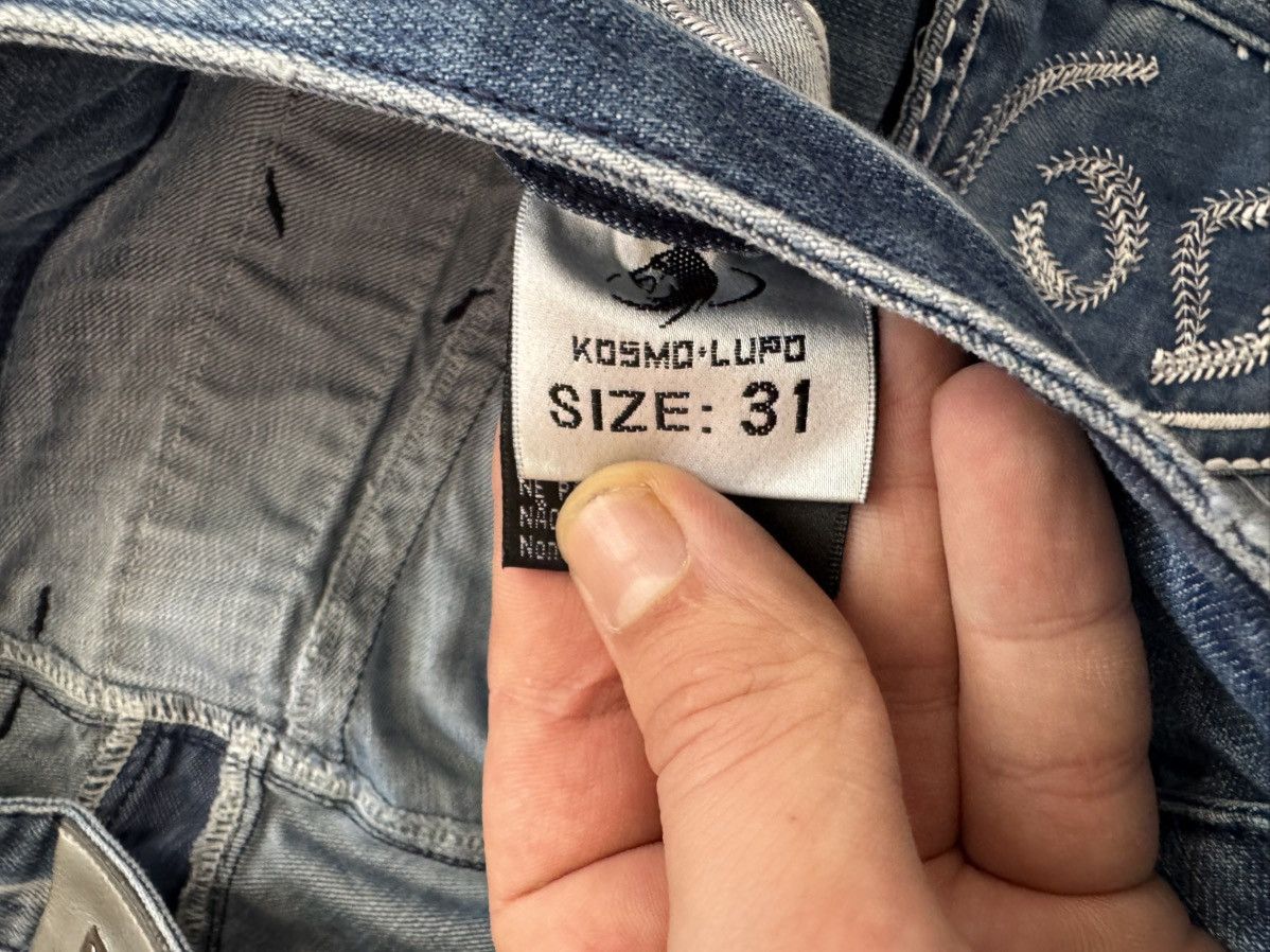 Japanese Brand Y2K Avant Garde Cosmo Lupo Vintage Jeans Size US 31 - 5 Thumbnail