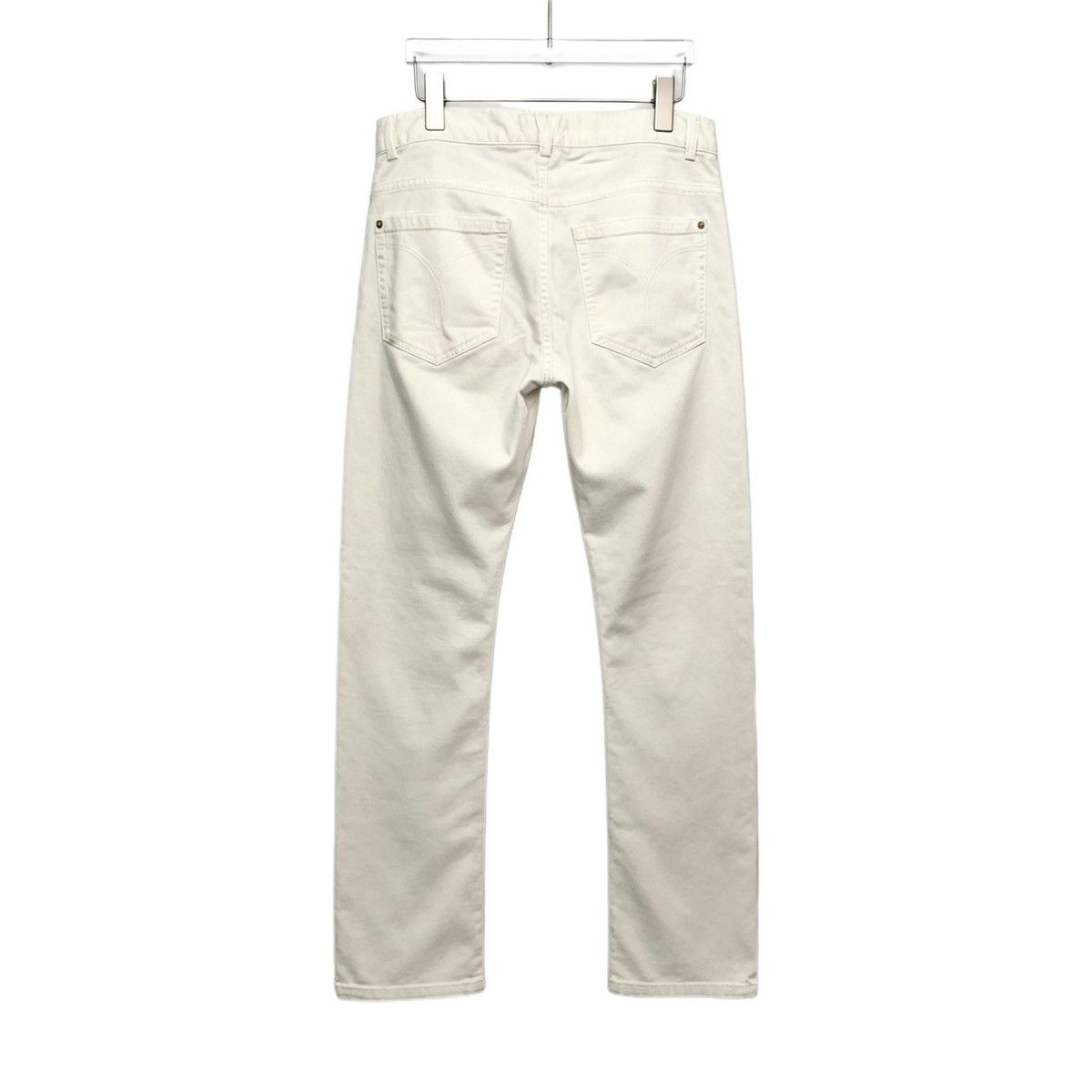 Versace Versace White Slim Fit Denim Pants K26WX Size 30" / US 8 / IT 44 - 2 Thumbnail