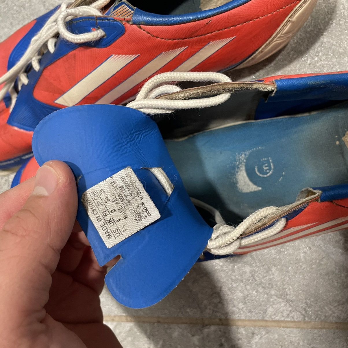 Adidas Vintage Soccer Boots Adidas f50 sprint web Predator shoes pr Size US 9.5 / EU 42-43 - 2 Thumbnail