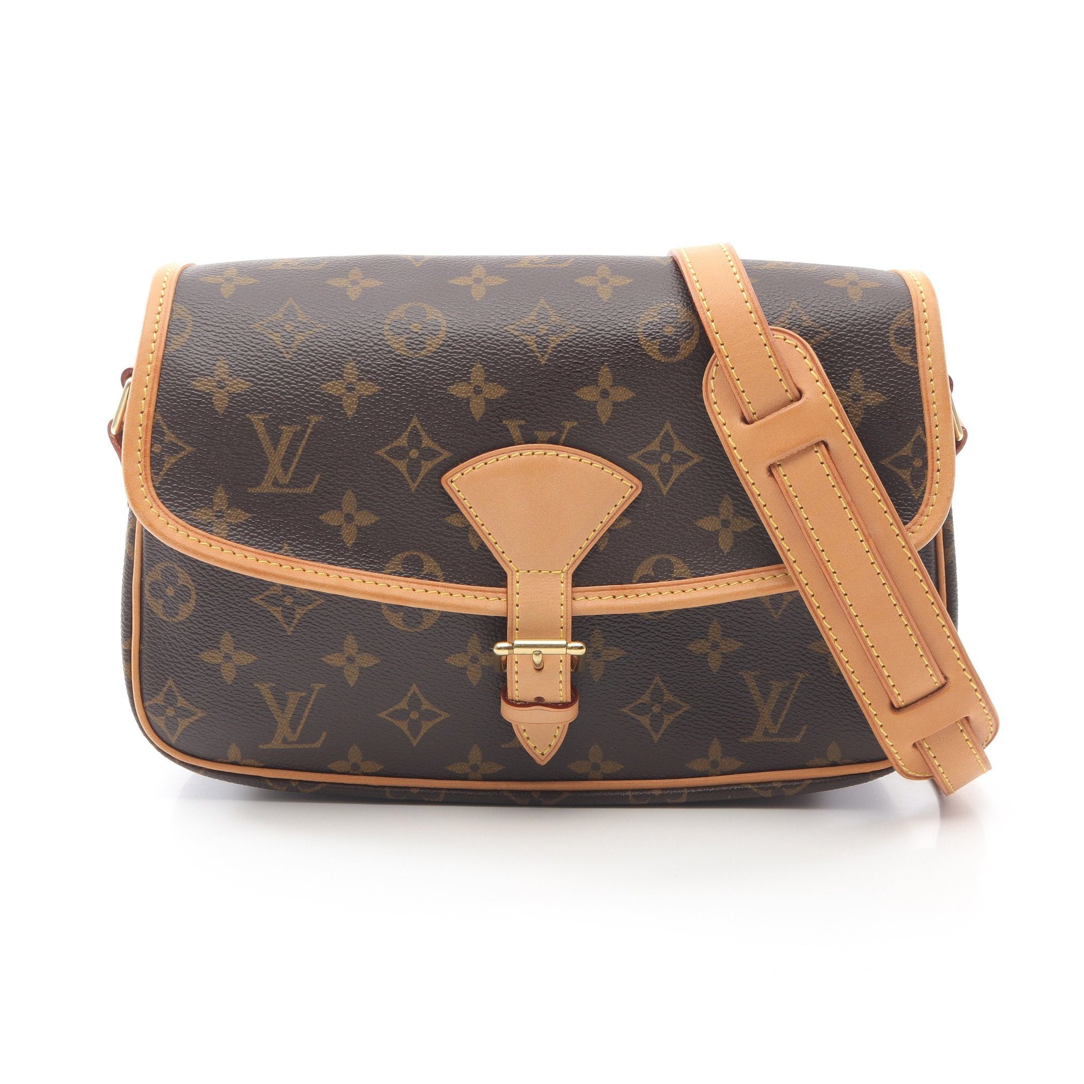Louis Vuitton Louis Vuitton Sologne Monogram Shoulder Bag Leather Brown Size ONE SIZE - 1 Thumbnail