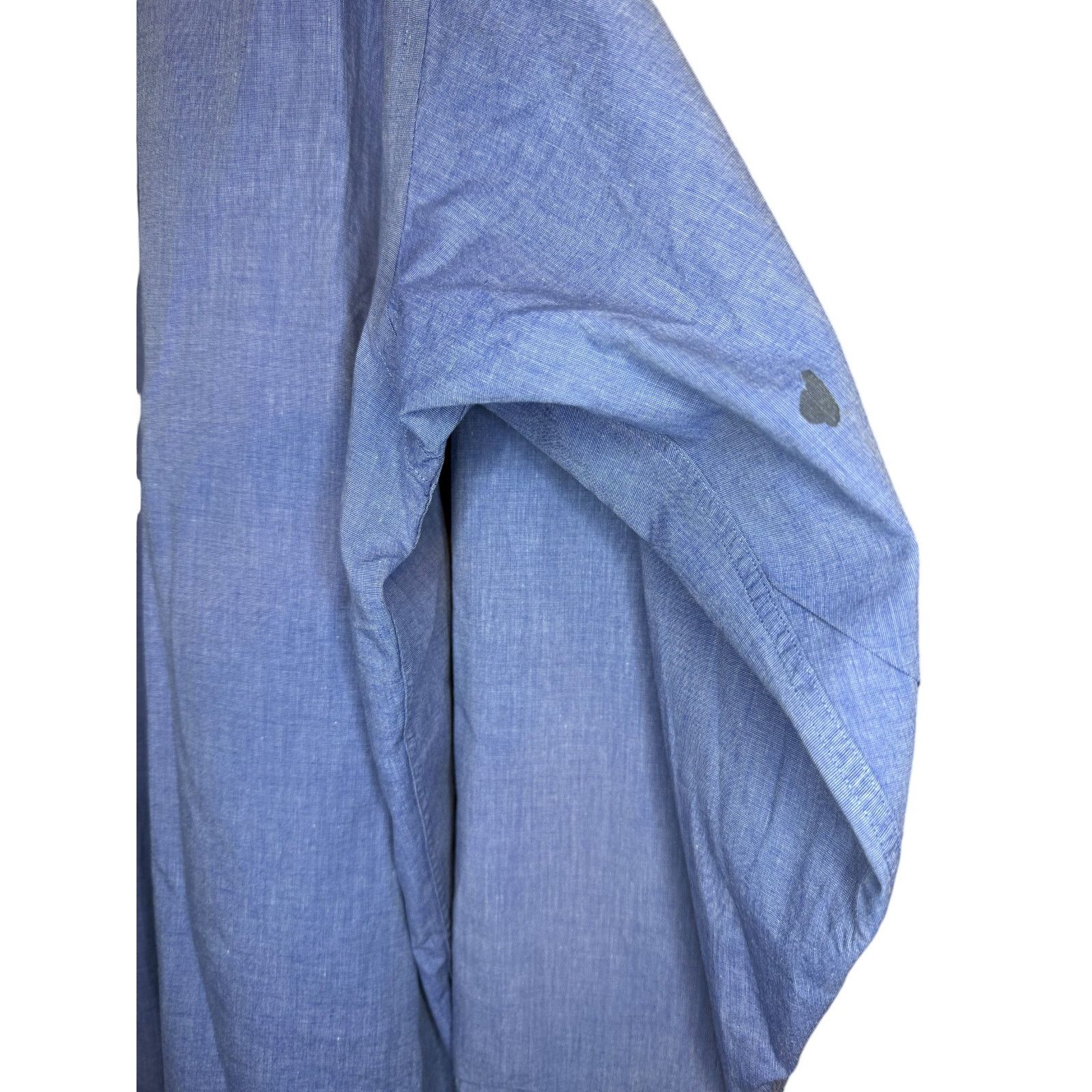 Tommy Hilfiger VINTAGE Tommy Hilfiger Men's Blue Dress Shirt Size 17.5 / 35 Size US XL / EU 56 / 4 - 4 Thumbnail