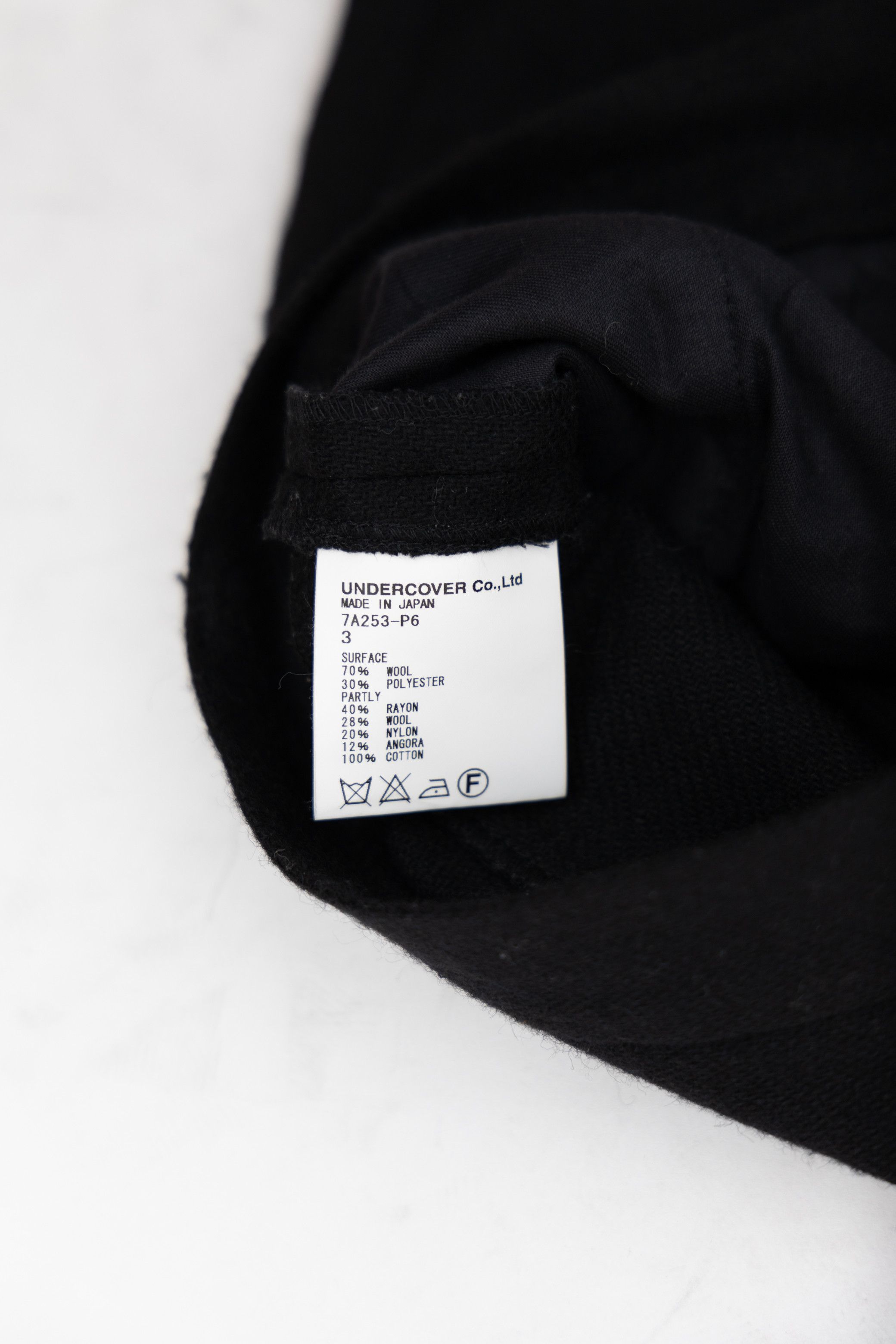 Undercover FW07 "Knit" Wool cropped pants with back lacings Size 28" / US 6 / IT 42 - 5 Thumbnail