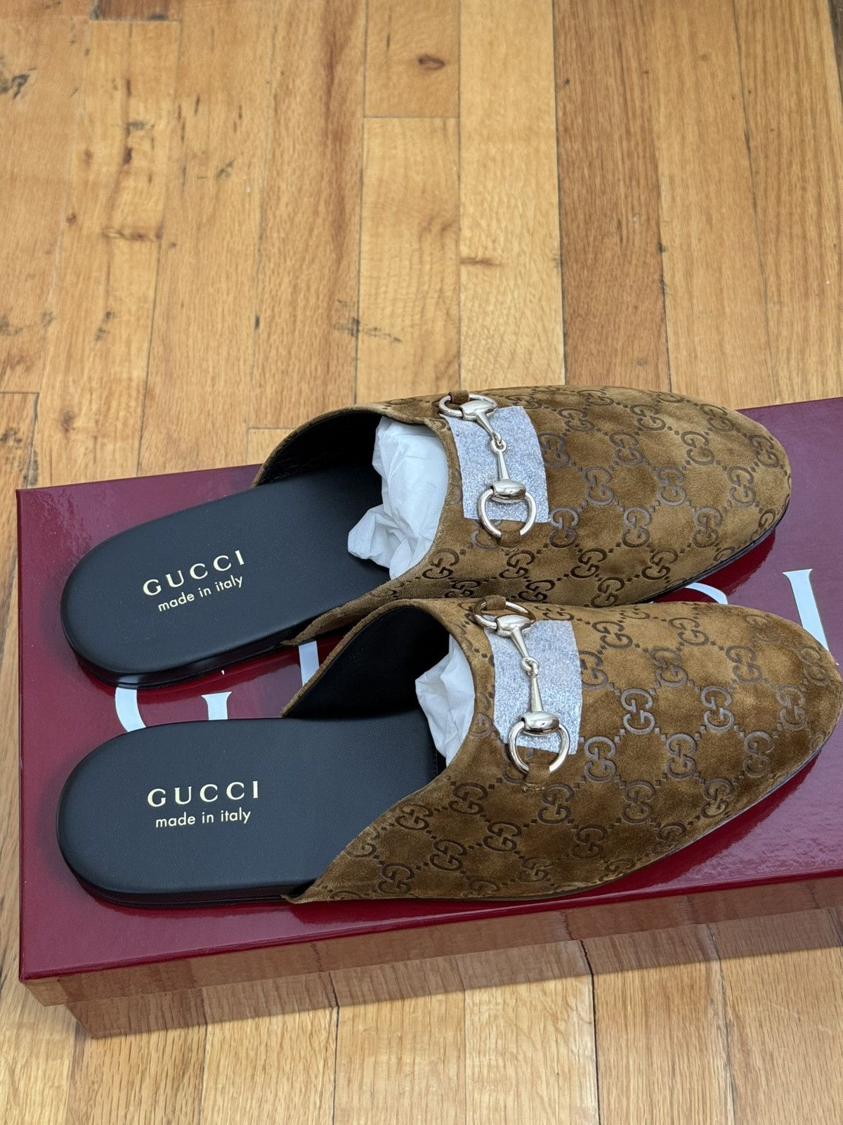 Gucci Gucci GG Suede Annette Mule Slip-on Size US 10 / EU 43 - 4 Thumbnail