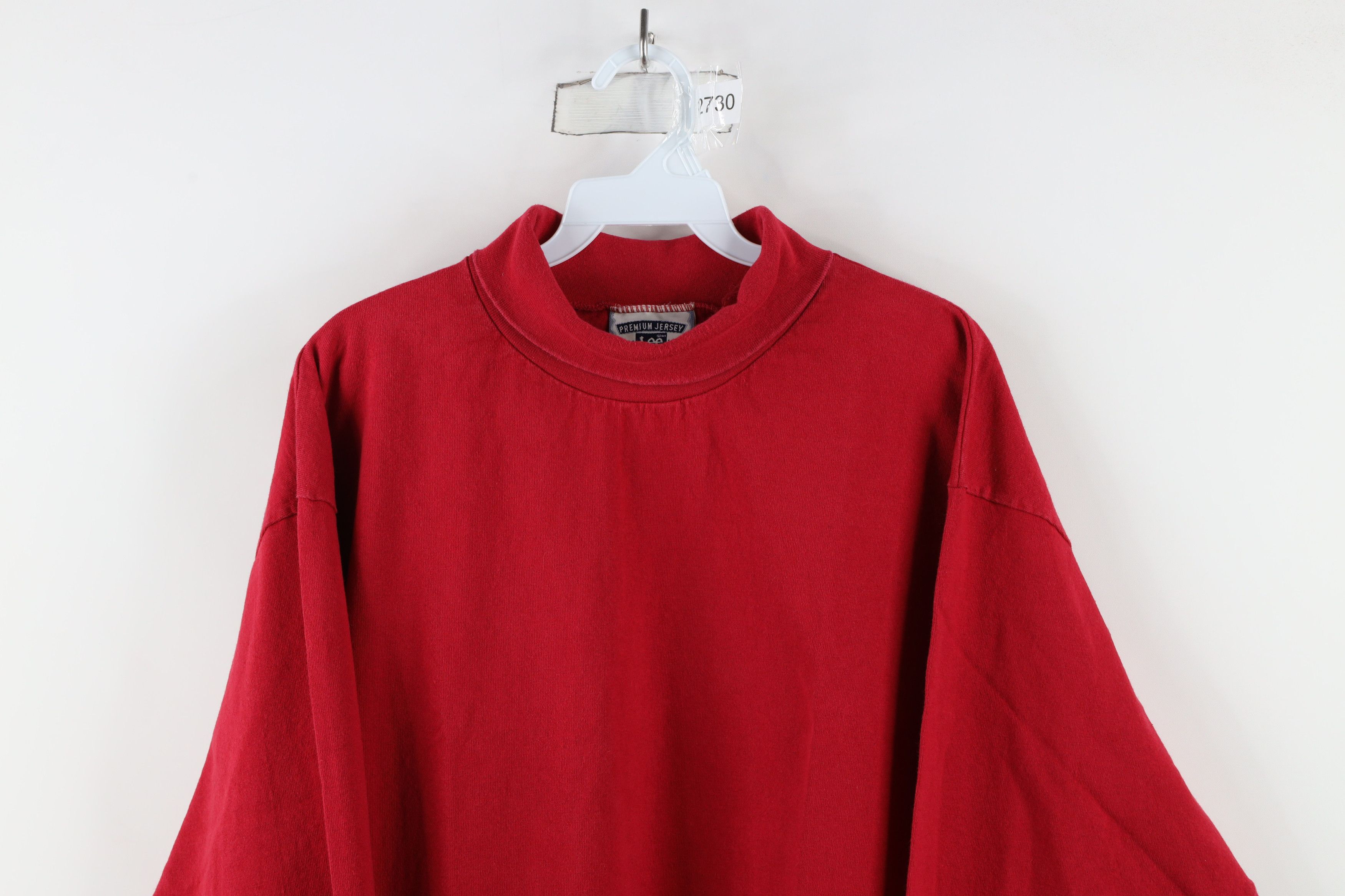 Vintage Vintage 90s Streetwear Heavyweight Turtleneck T-Shirt USA Size US XL / EU 56 / 4 - 2 Thumbnail