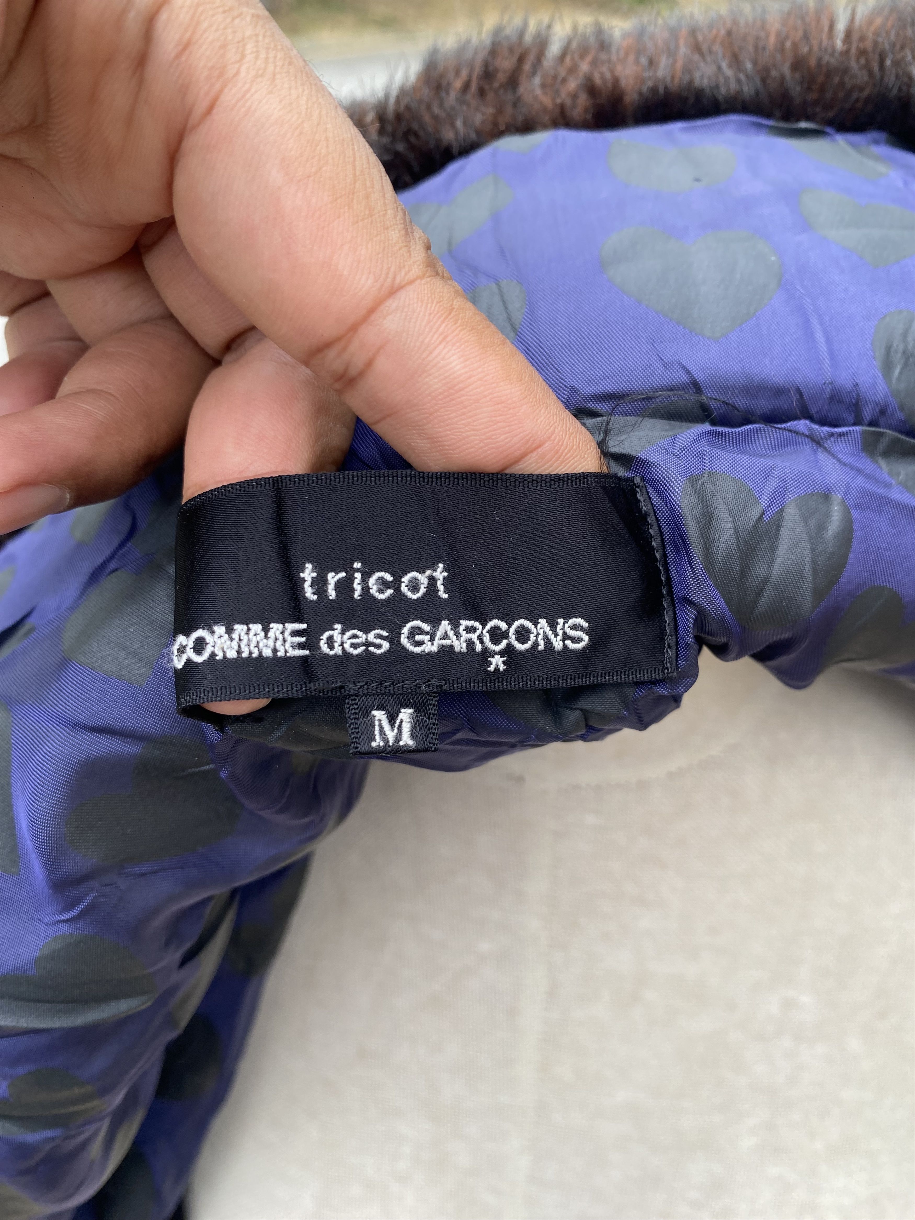 Tricot Comme des Garcons aw04 faux fur jacket Size M / US 6-8 / IT 42-44 - 6 Thumbnail
