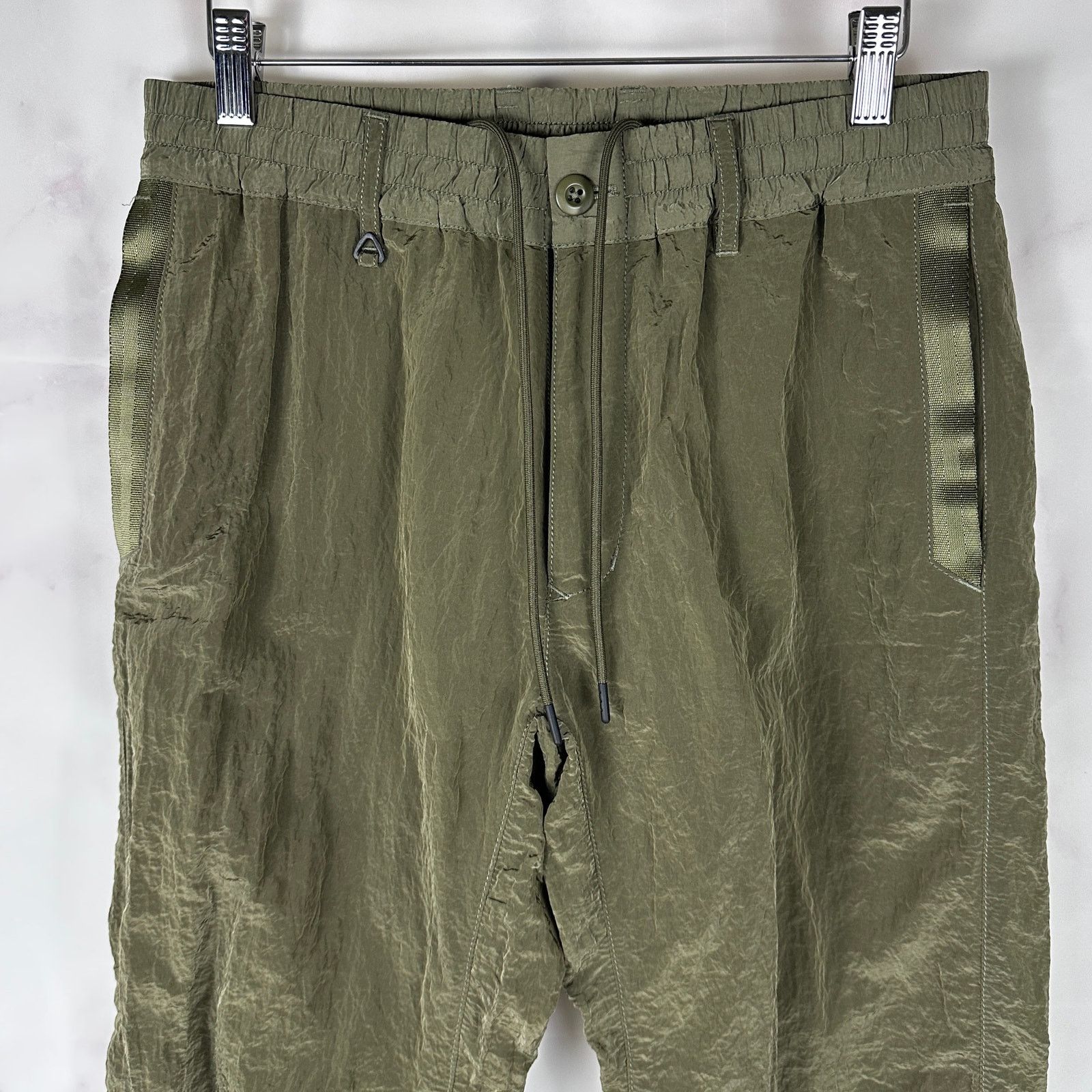 NANO universe Noble Nylon Olive Green Jogger Size US 30 / EU 46 - 2 Thumbnail