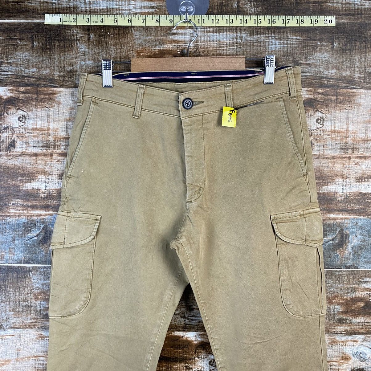 Japanese Brand DL Edwin Beige Cargo utility Multipocket Pants #C895 Size US 29 - 4 Thumbnail