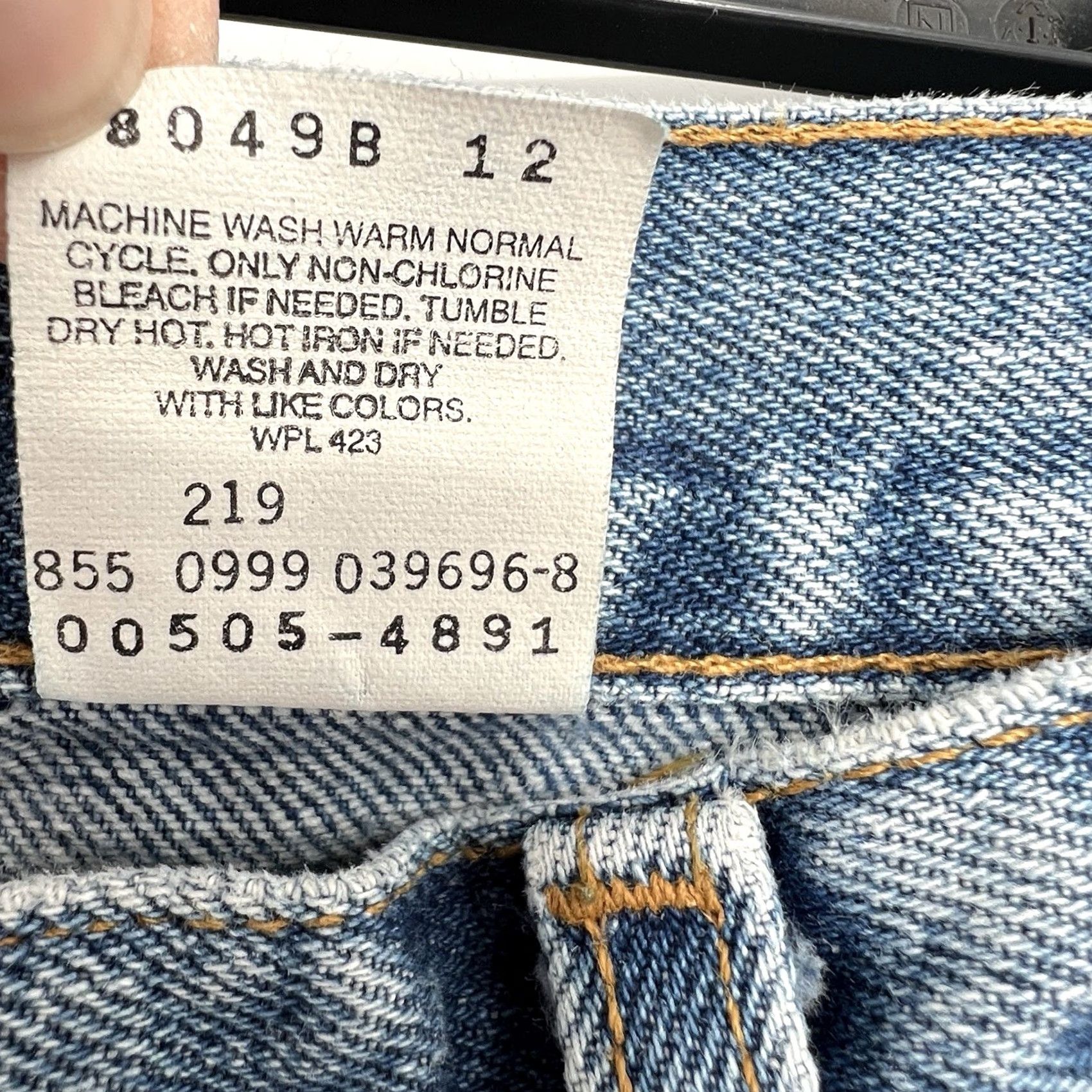 Levi's VINTAGE Levi's 505 Jeans Shirt? (Oops) Size US 34 / EU 50 - 4 Thumbnail