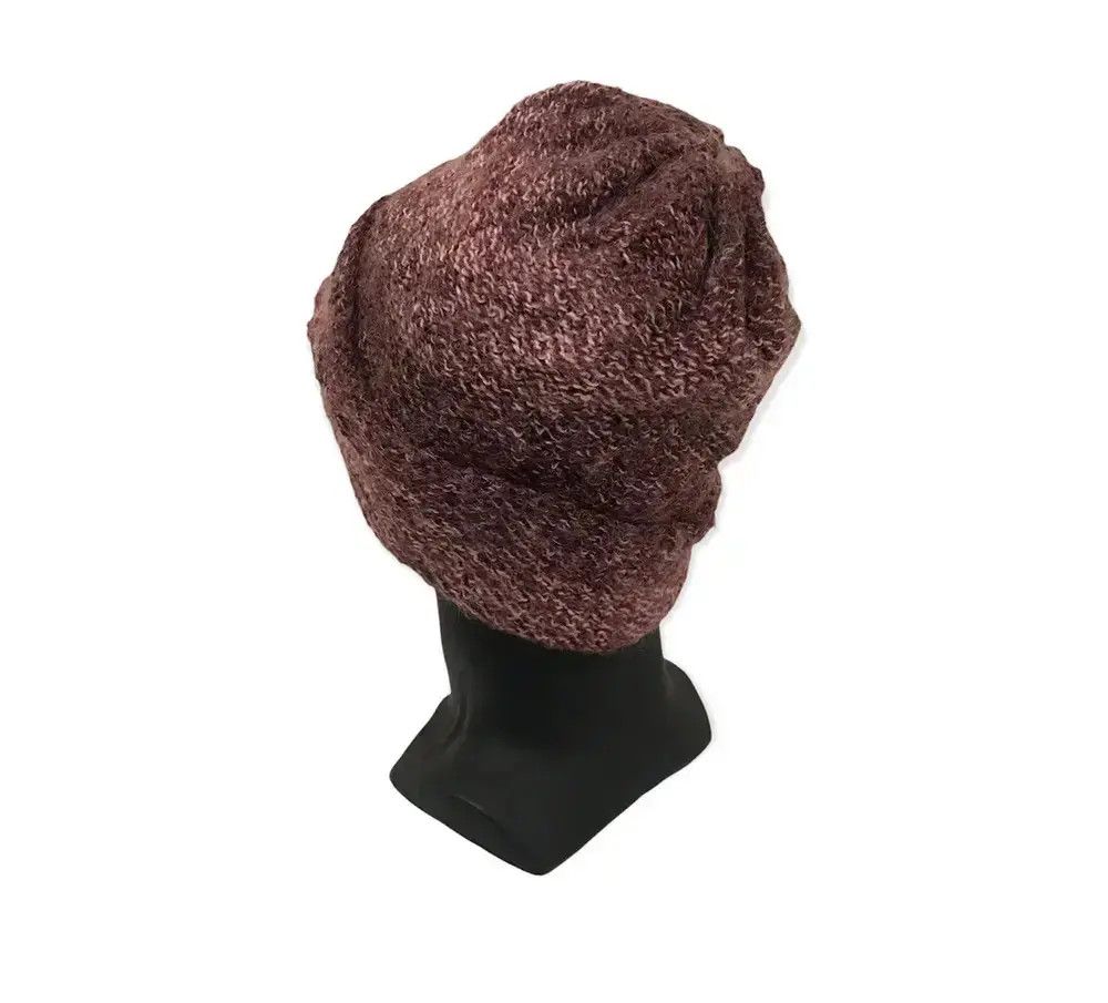 Vintage Japanese Brand Plain Beanie Hat Size ONE SIZE - 3 Thumbnail