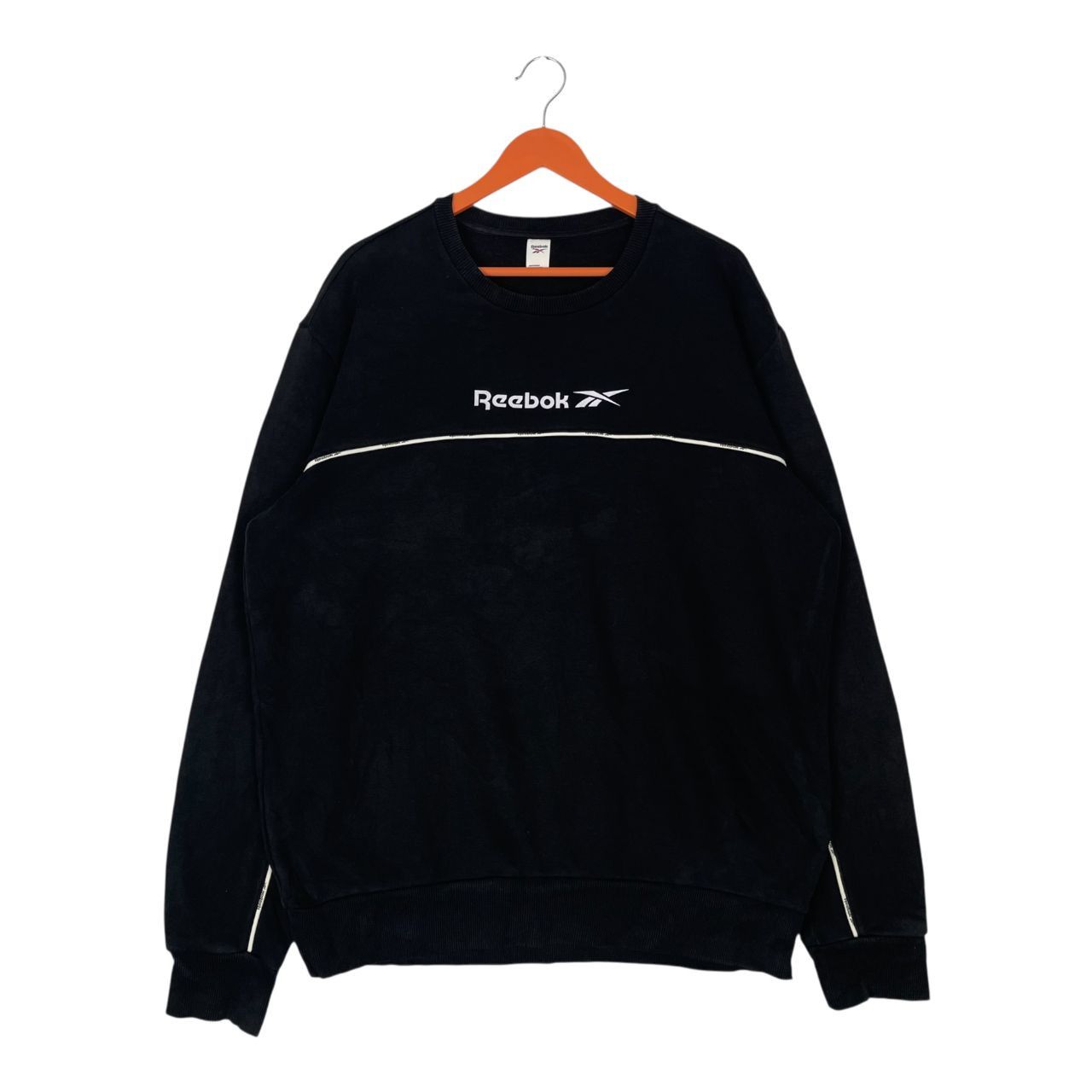 Reebok Vintage Reebok Spell Out Logo Pullover Sweatshirt Size US XL / EU 56 / 4 - 1 Thumbnail