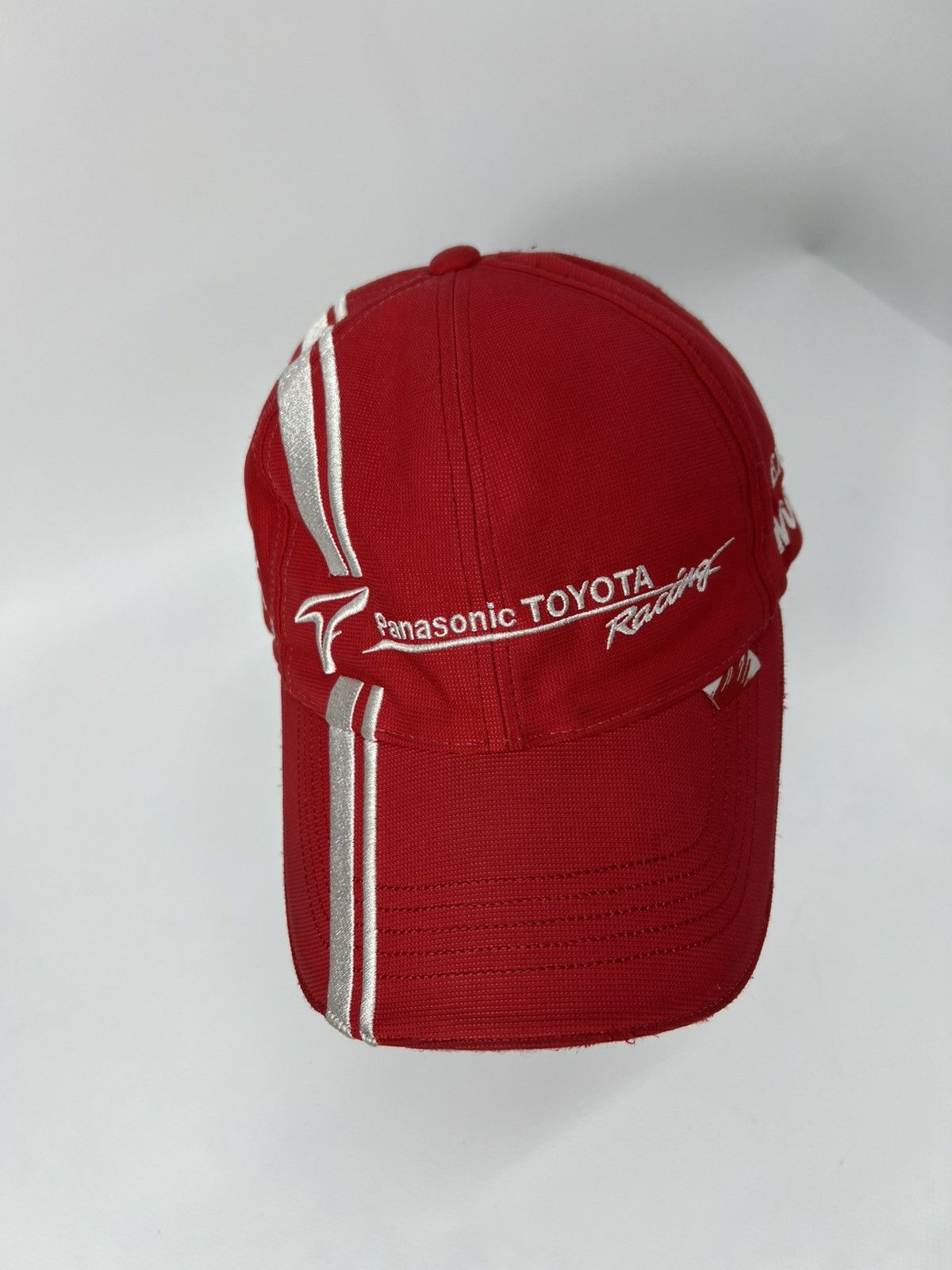 Vintage Vintage Panasonic Toyota Racing Logo Cap Grand Prix Rare Size ONE SIZE - 11 Thumbnail