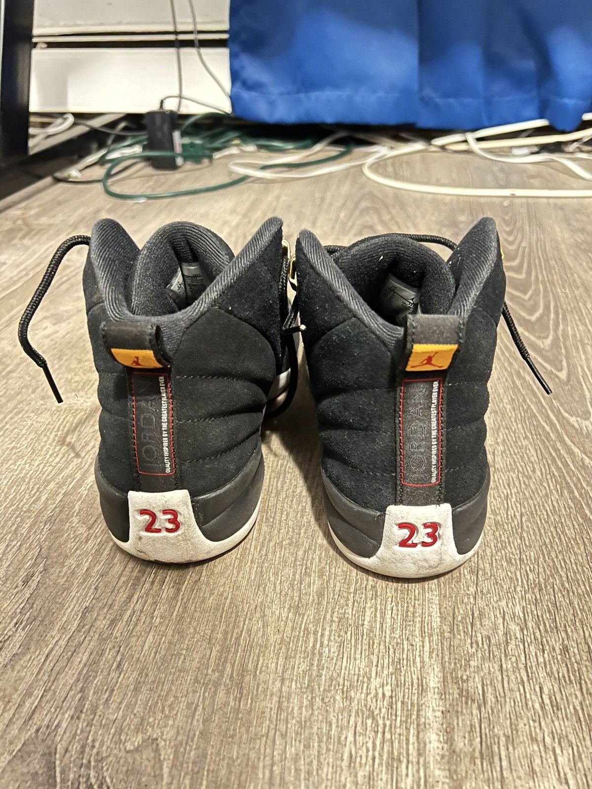Jordan Brand Air Jordan 12 Retro GS Reverse Taxi Size US 5 / EU 37 - 4 Thumbnail