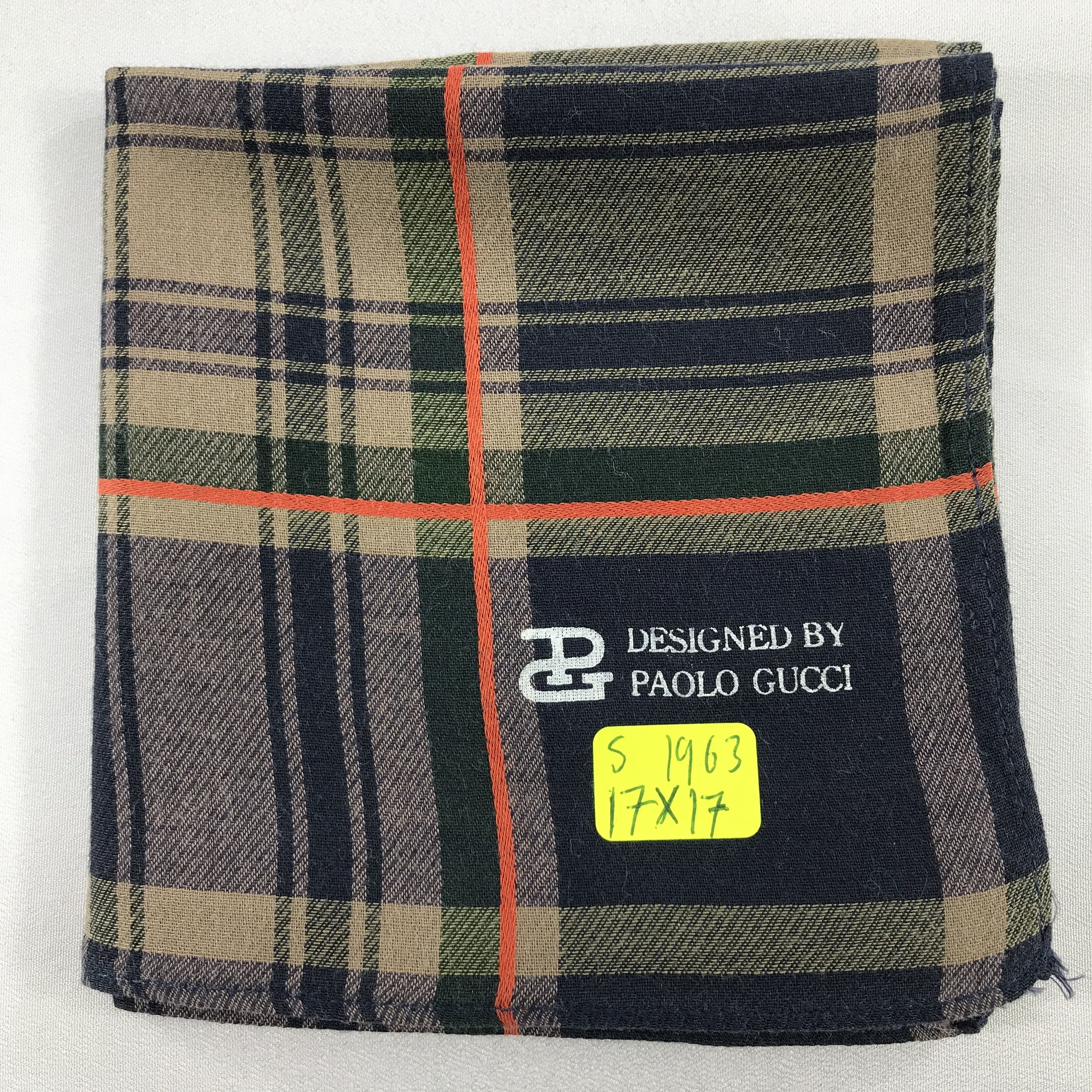 Paolo Gucci × Vintage Paolo Gucci Bandana / Handkerchief / Neckerchief - S1963 Size ONE SIZE - 5 Thumbnail