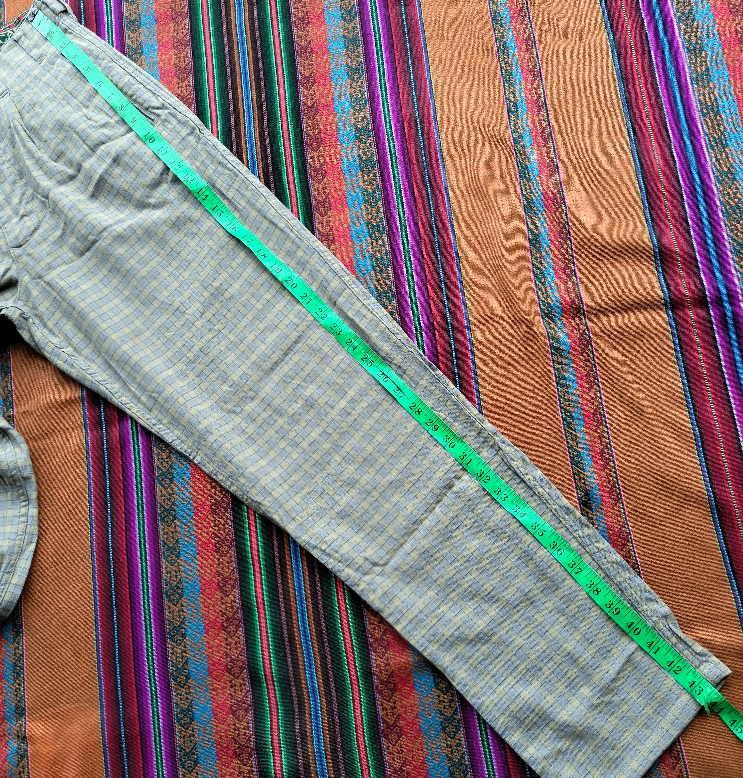 Nigel Cabourn Vintage Nigel cabourn mountain bike plaid pants Size US 30 / EU 46 - 17 Thumbnail