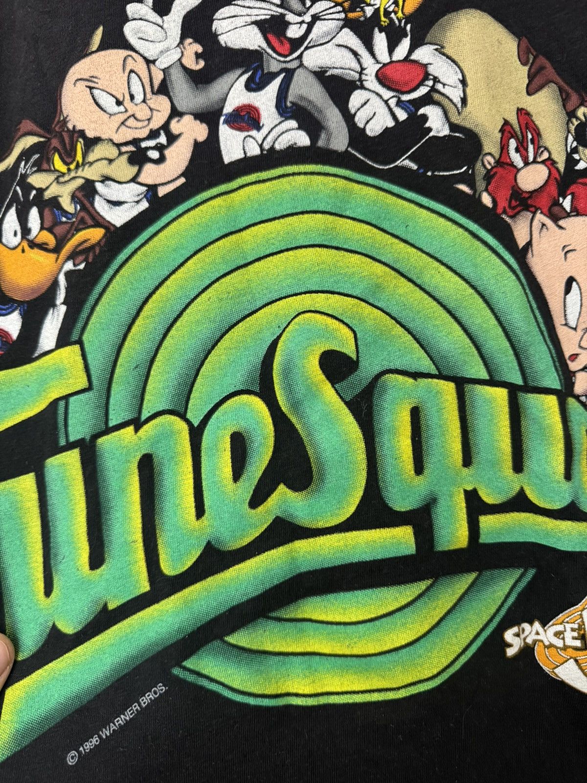 Vintage Vintage 1996 Space Jam Tee Looney Tunes Jordan Movie Cartoon Size US L / EU 52-54 / 3 - 2 Thumbnail