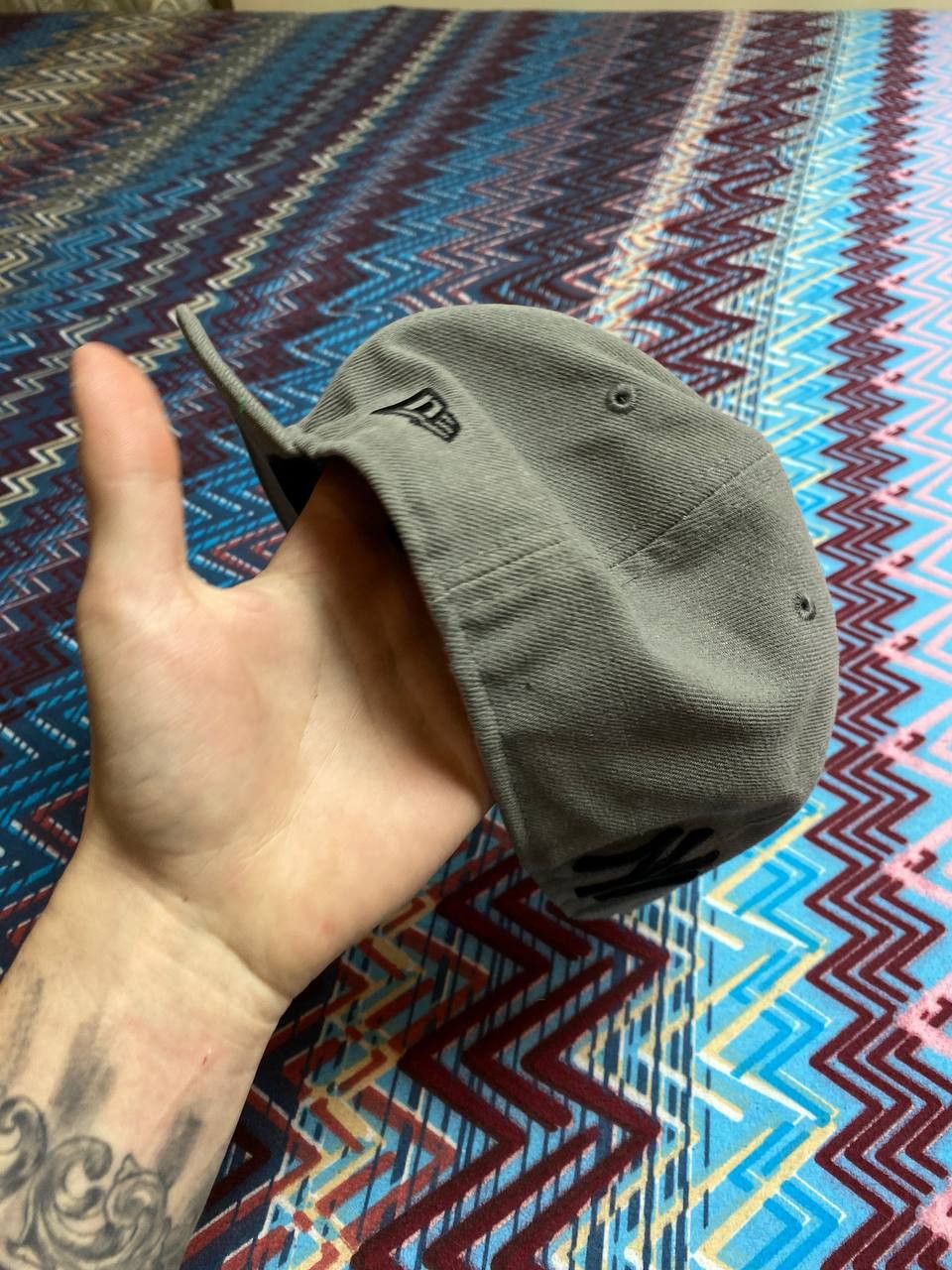 New Era Hats big logo Vintage New Era Cap Y2K streetwear Size ONE SIZE - 9 Thumbnail