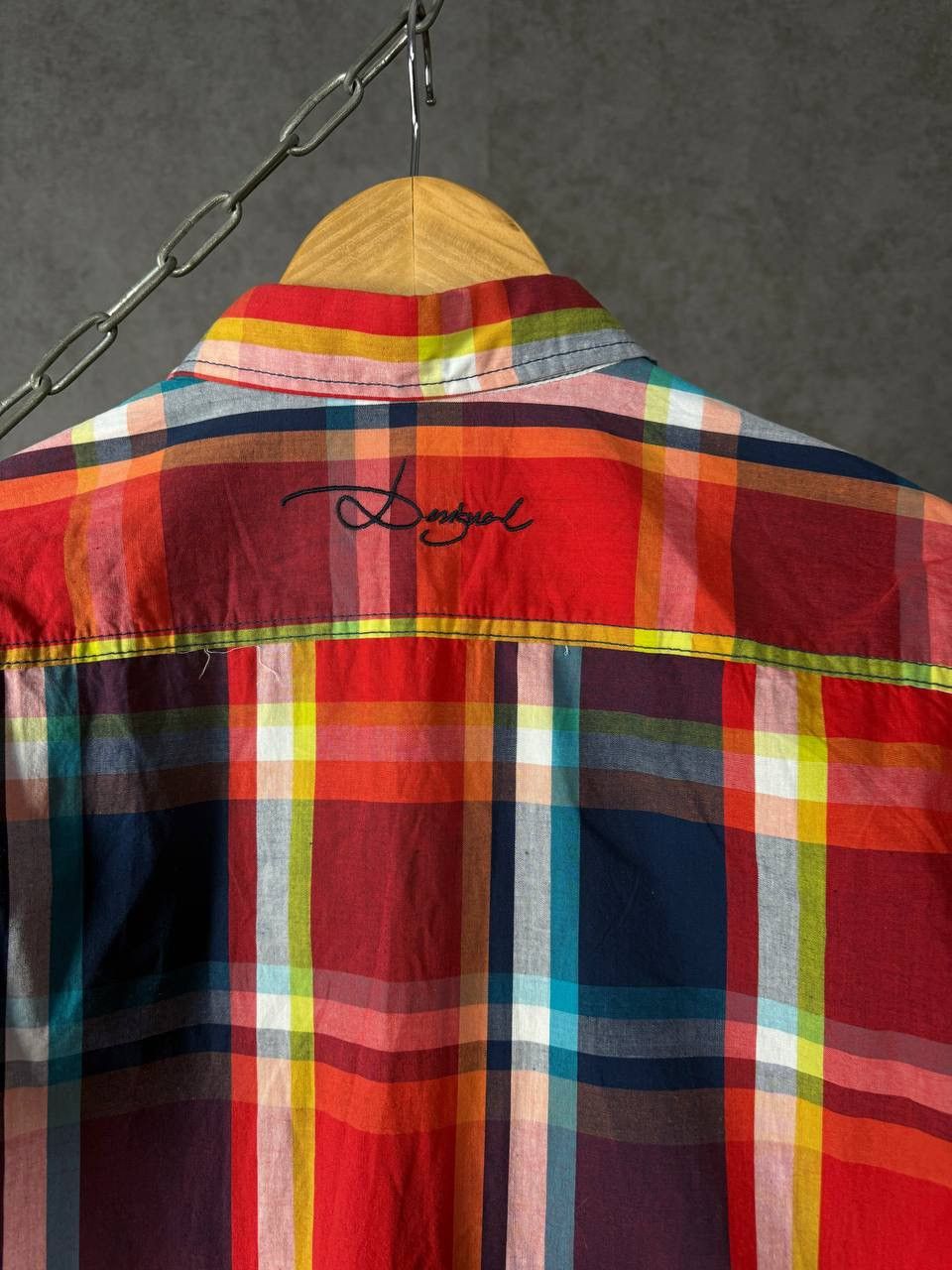 Desigual Desigual designer art checkered shirt Size US L / EU 52-54 / 3 - 6 Thumbnail