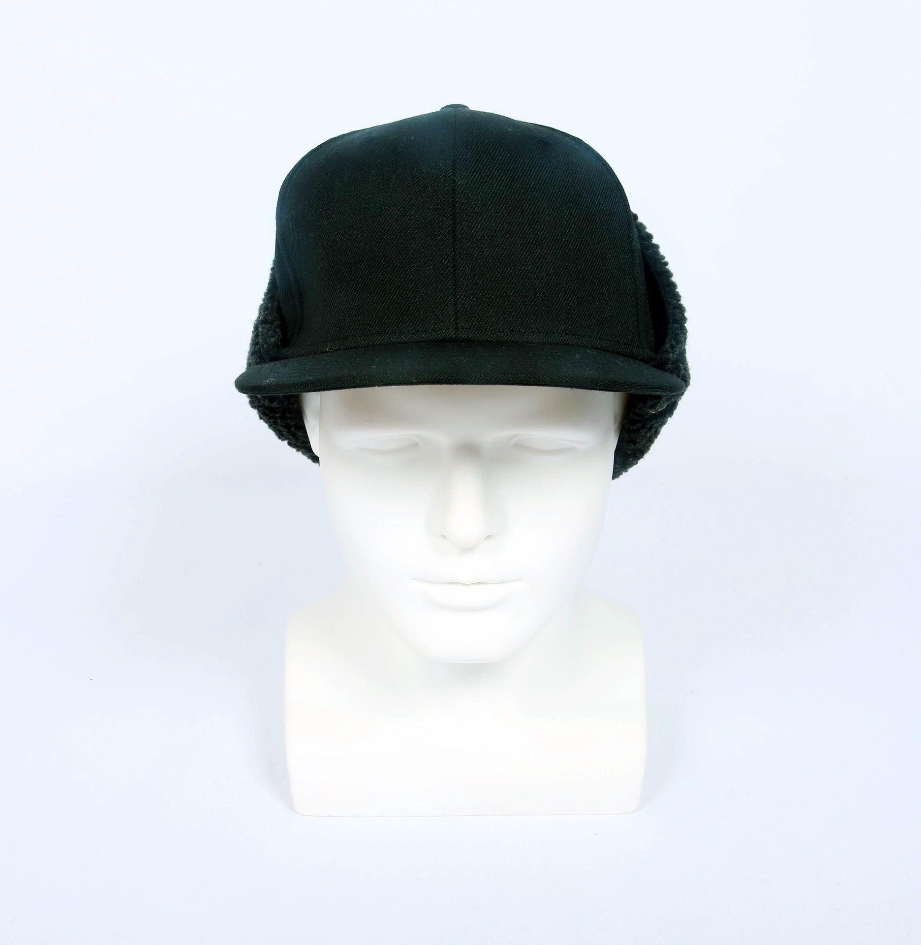 Yohji Yamamoto Yohji Yamamoto NEWERA 59FIFTY DOGEAR Dog Ear Wool Hat 59 Size ONE SIZE - 6 Thumbnail