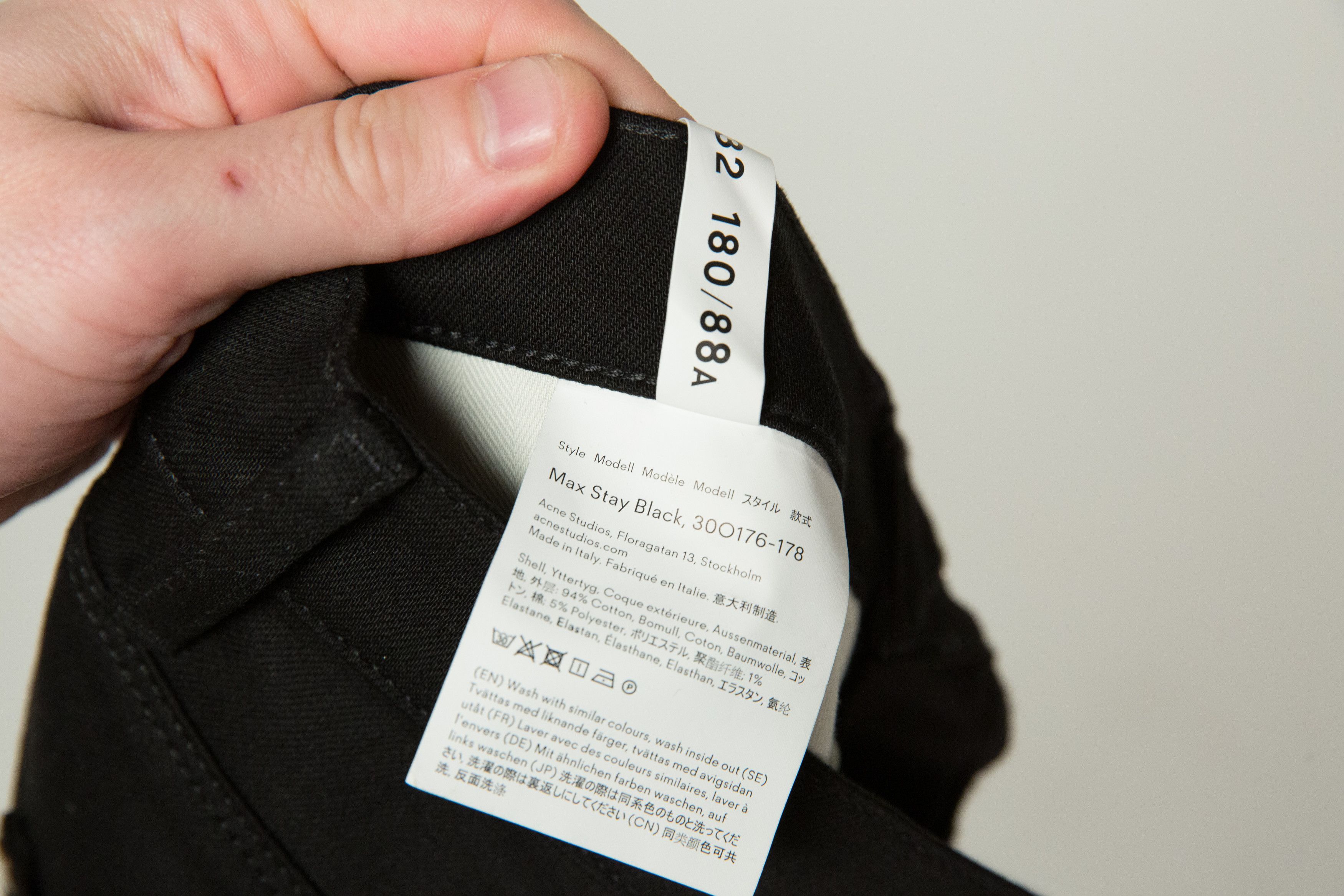 Acne Studios Acne Studios Max Stay Black Jeans Size US 32 / EU 48 - 9 Thumbnail