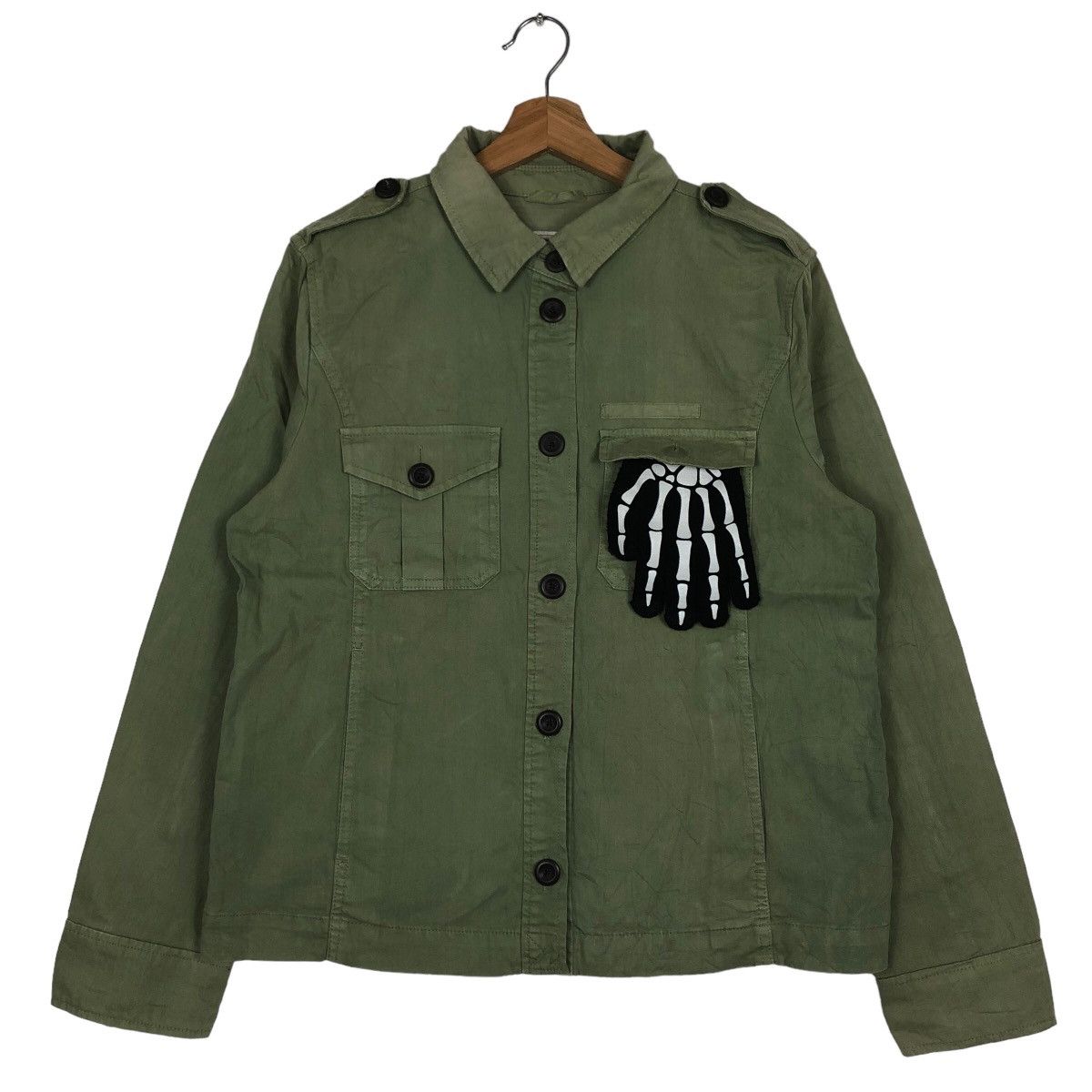 Japanese Brand 🔥90’s Chore Work Jacket Gap Military Design Cargo Pocket Size US L / EU 52-54 / 3 - 2 Thumbnail